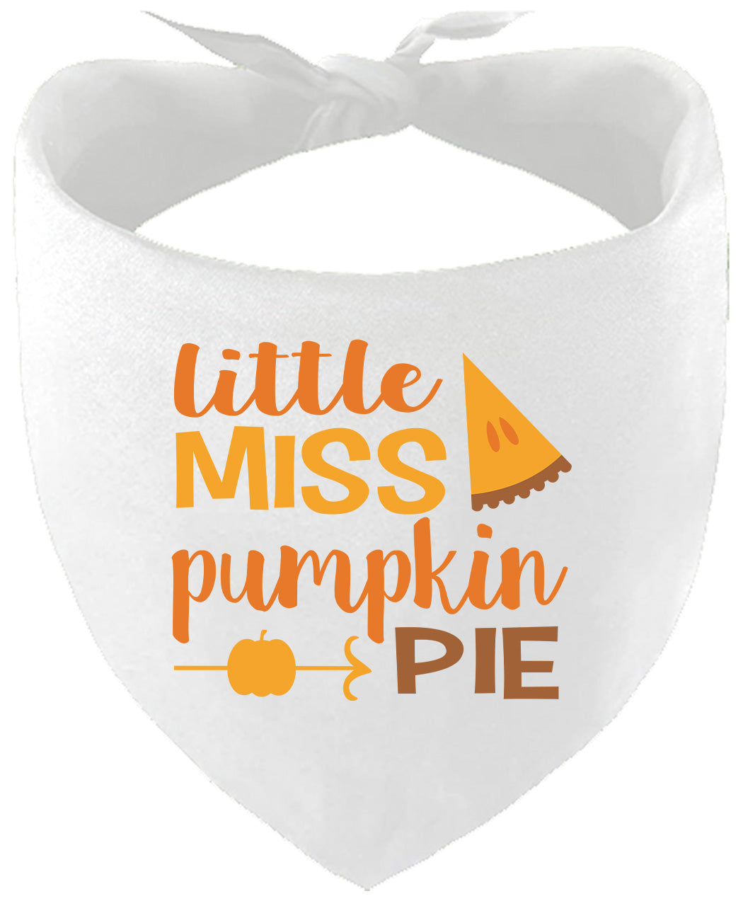 Miss Pumpkin Pie Pet Bandana