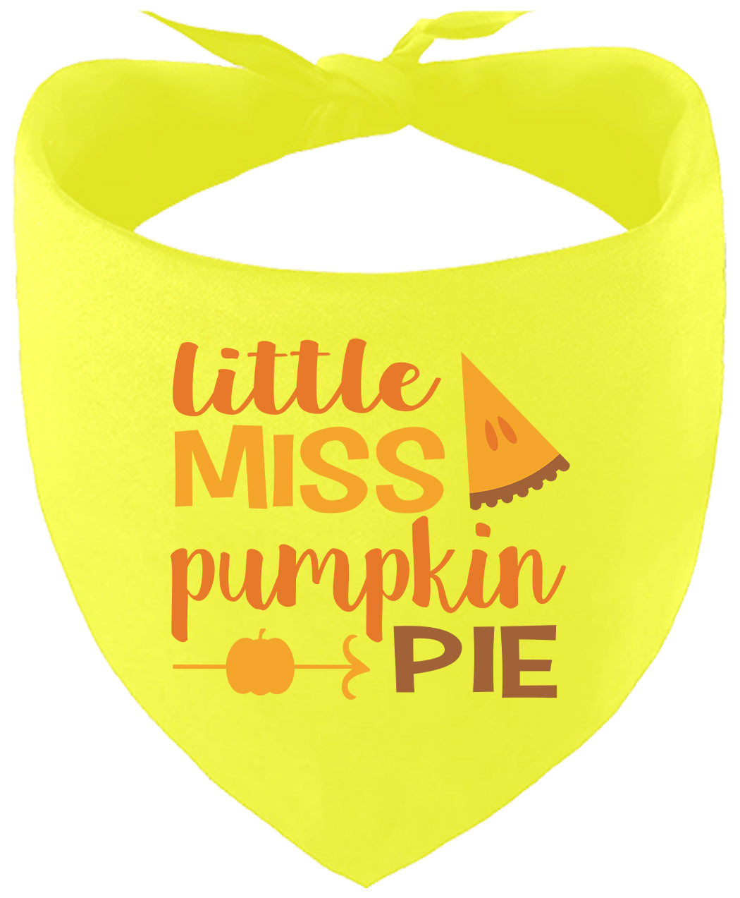 Miss Pumpkin Pie Pet Bandana