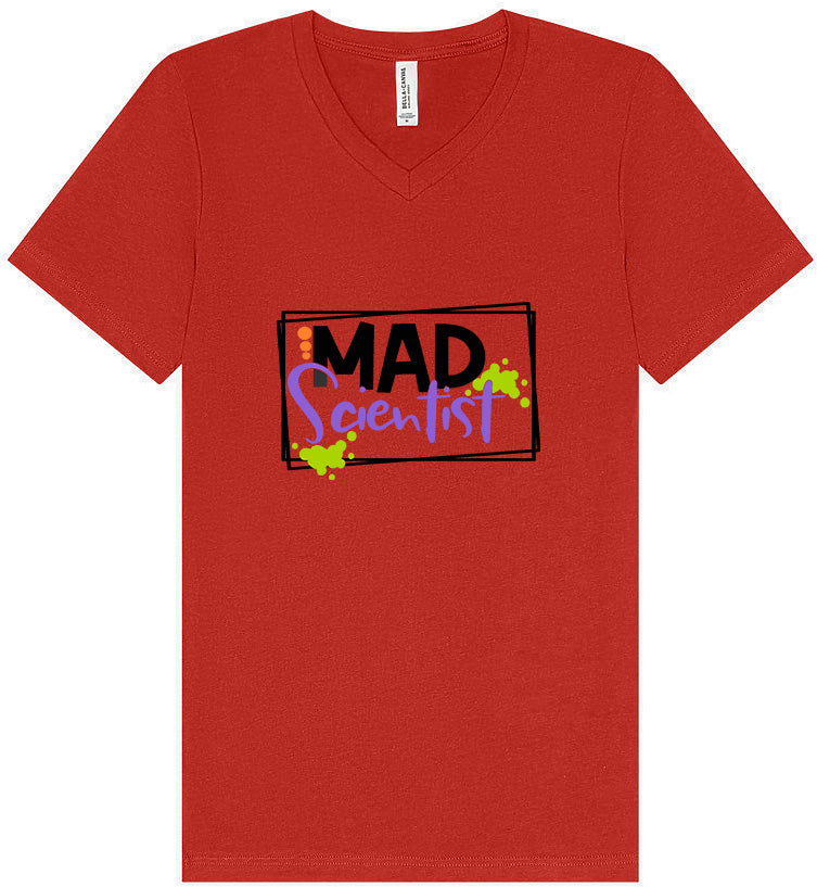 Mad Scientist Unisex V-Neck Shirt