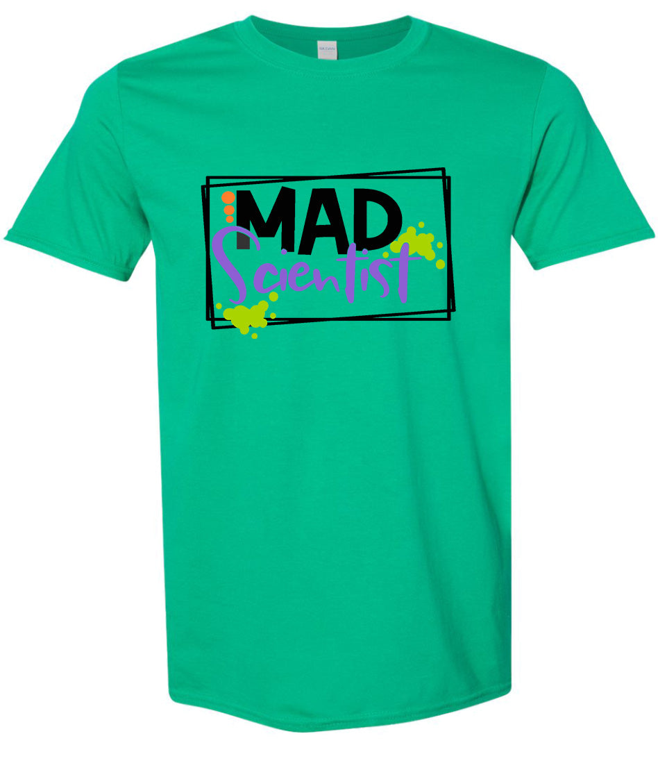 Mad Scientist Adult Gildan Soft Shirt