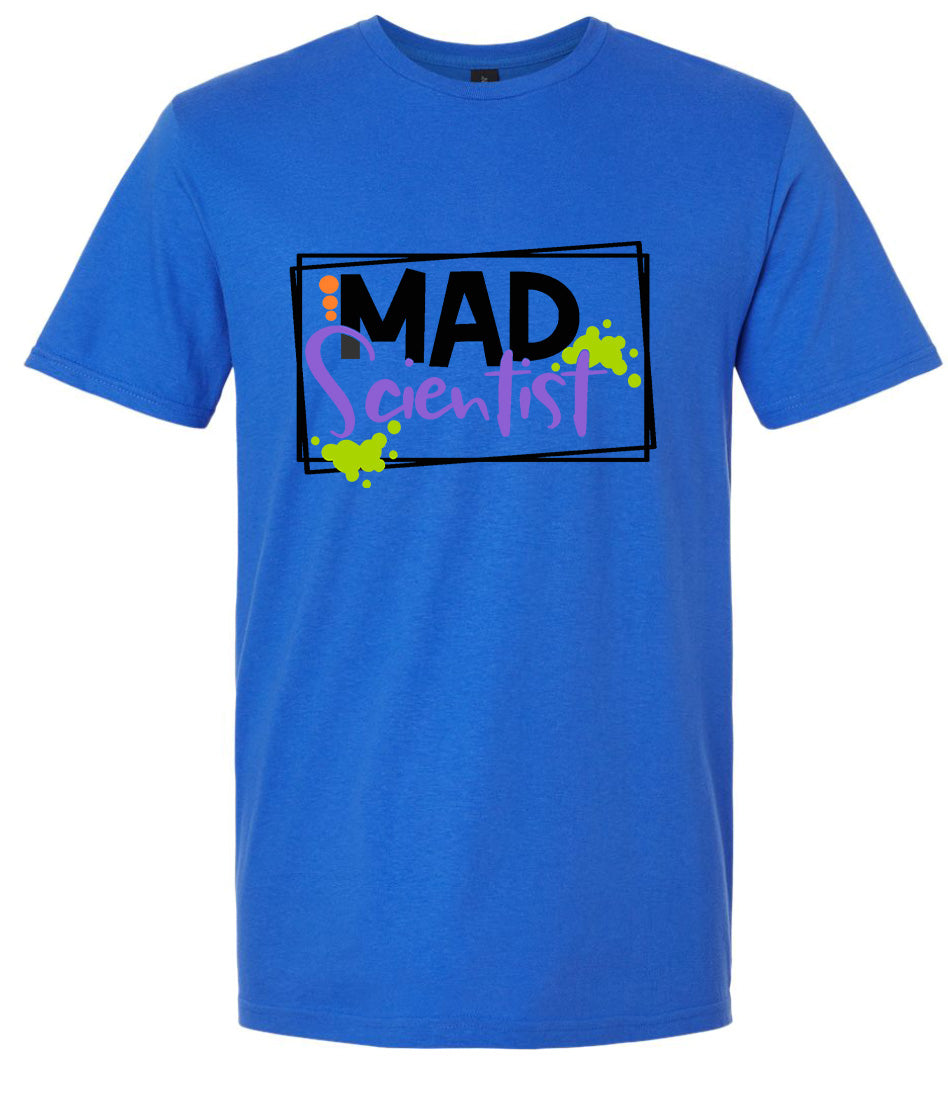 Mad Scientist Adult Gildan Soft Shirt