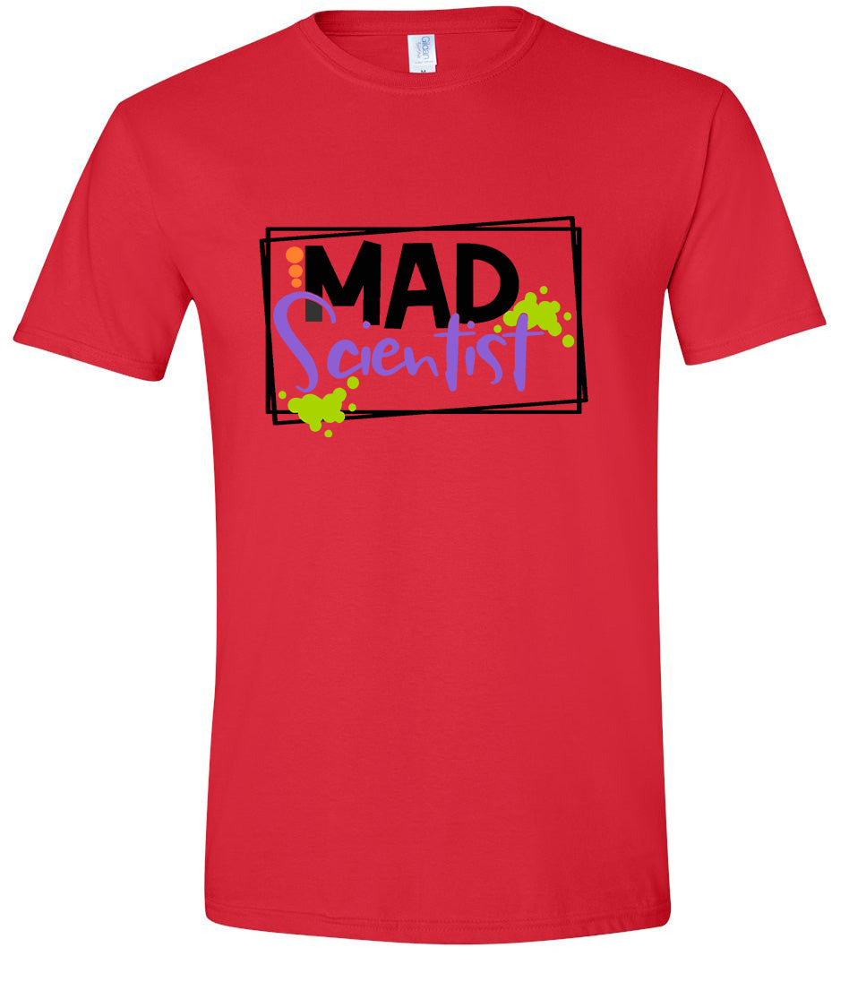 Mad Scientist Adult Gildan Soft Shirt