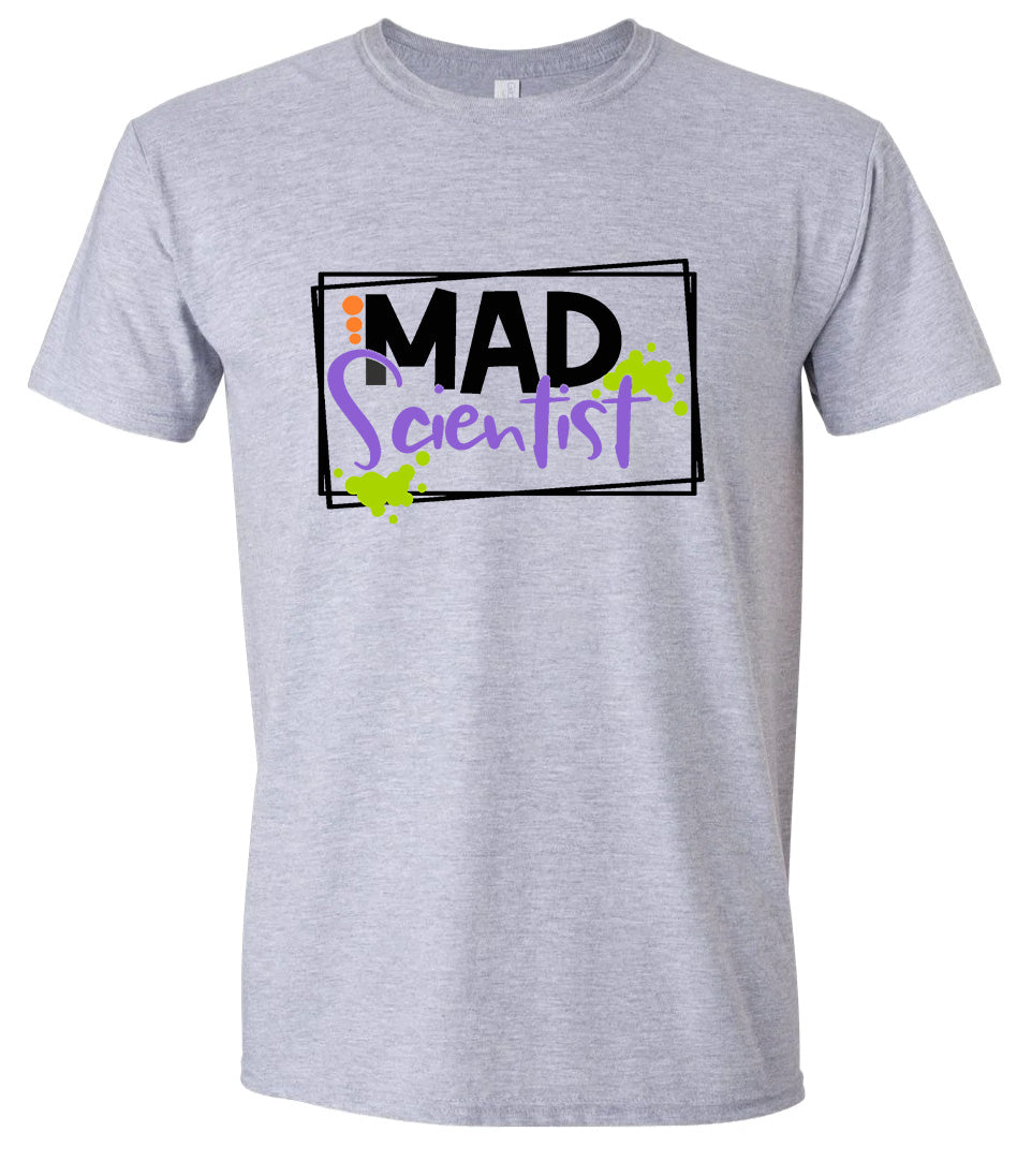 Mad Scientist Adult Gildan Soft Shirt