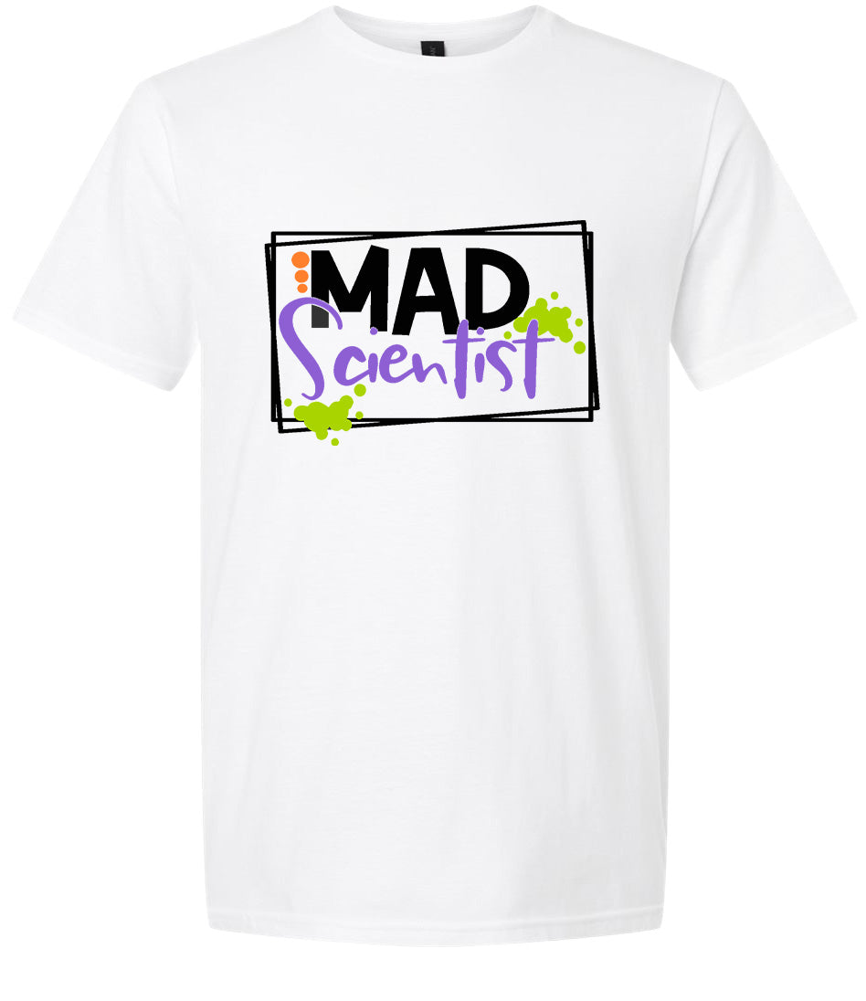 Mad Scientist Adult Gildan Soft Shirt