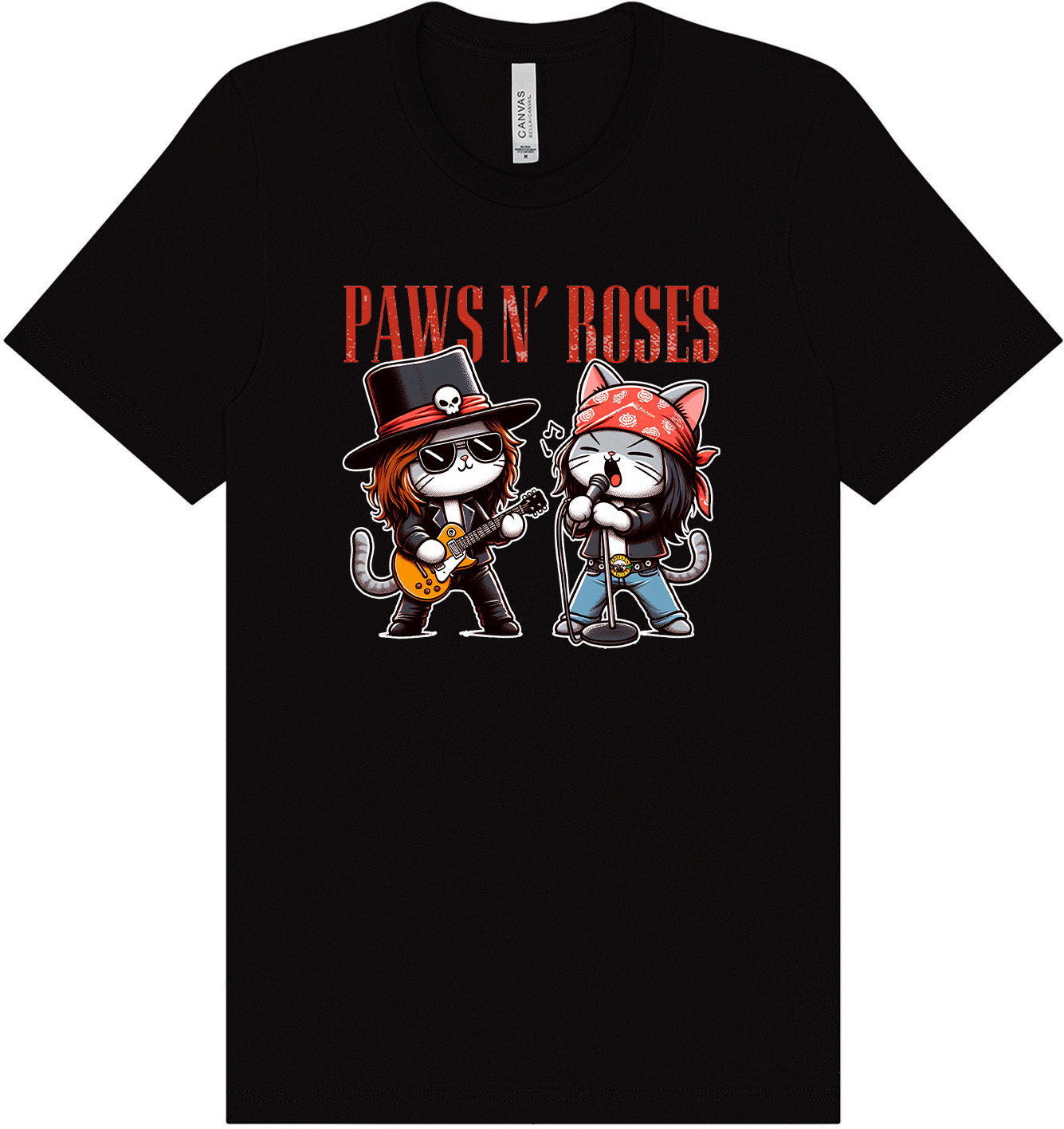 Paws N' Roses Adult Bella Canvas Shirt