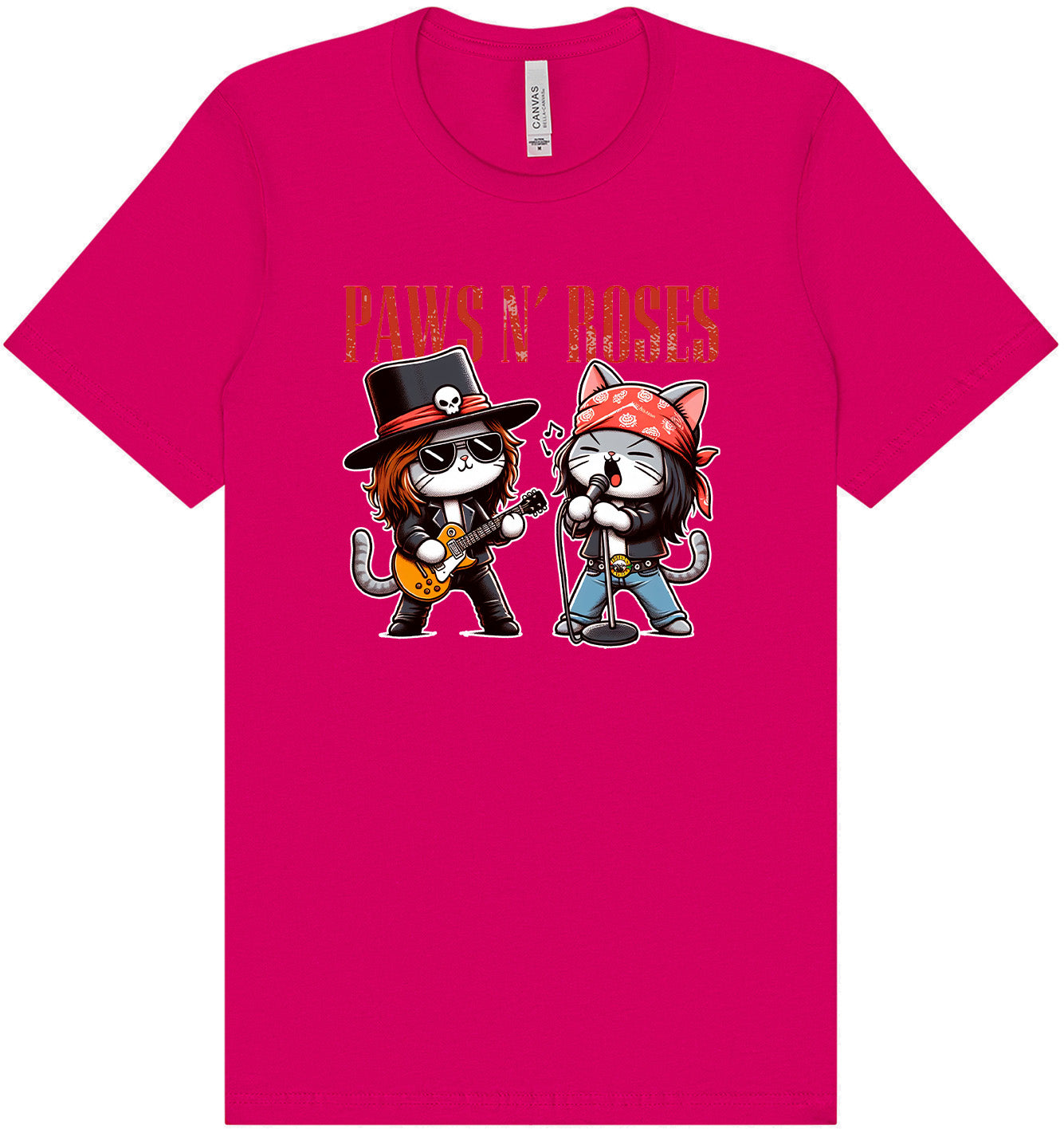 Paws N' Roses Adult Bella Canvas Shirt
