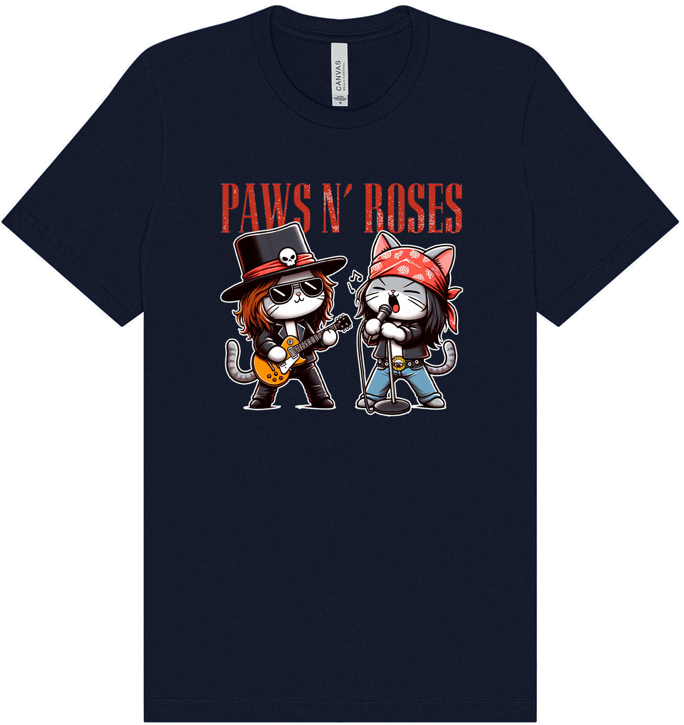 Paws N' Roses Adult Bella Canvas Shirt