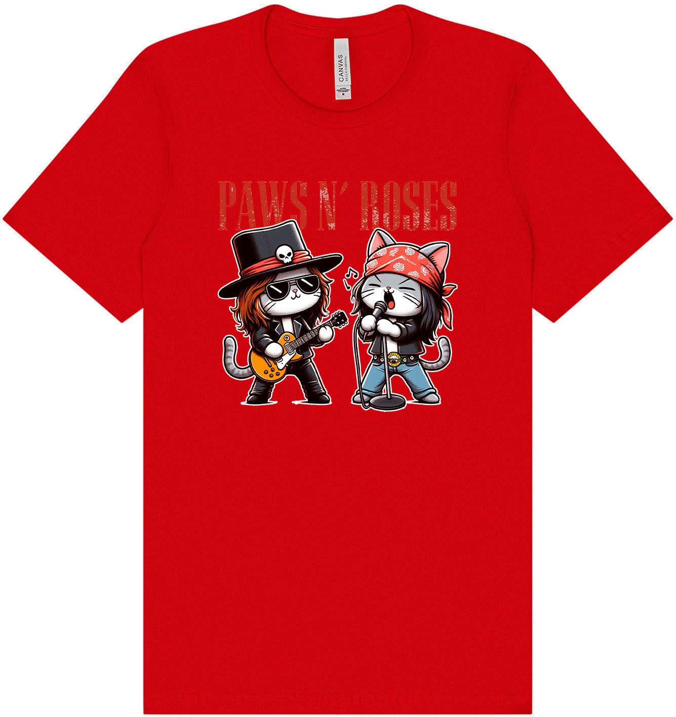 Paws N' Roses Adult Bella Canvas Shirt