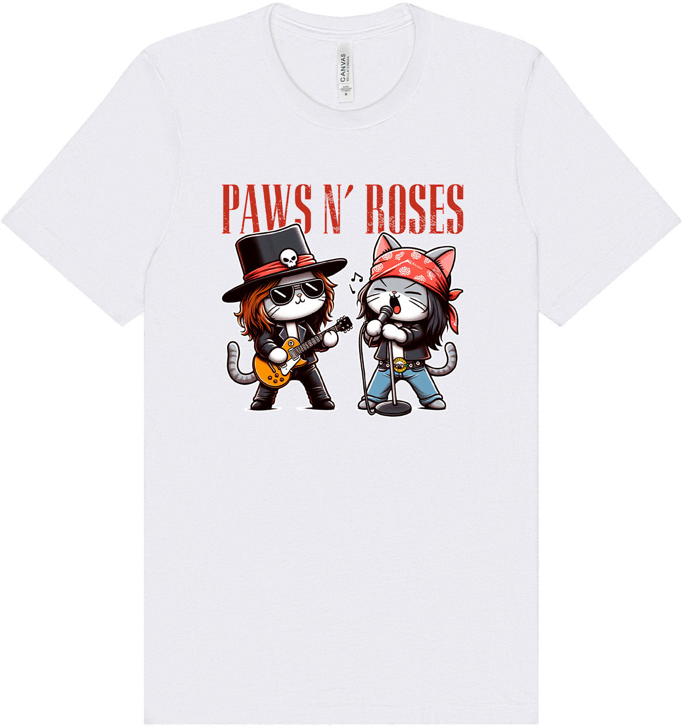 Paws N' Roses Adult Bella Canvas Shirt