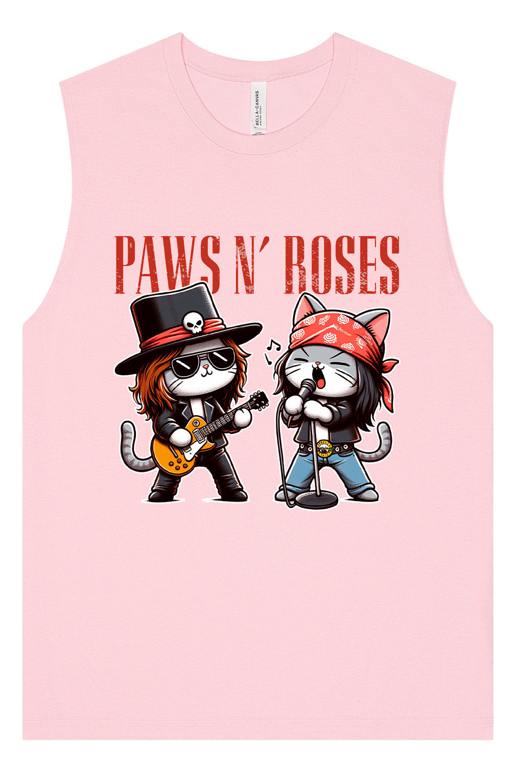 Paws N' Roses Muscle Tank