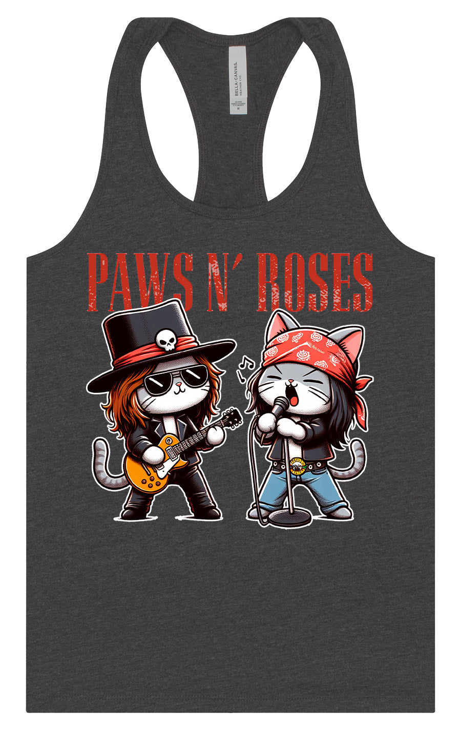 Paws N' Roses Women's Racerback Tank