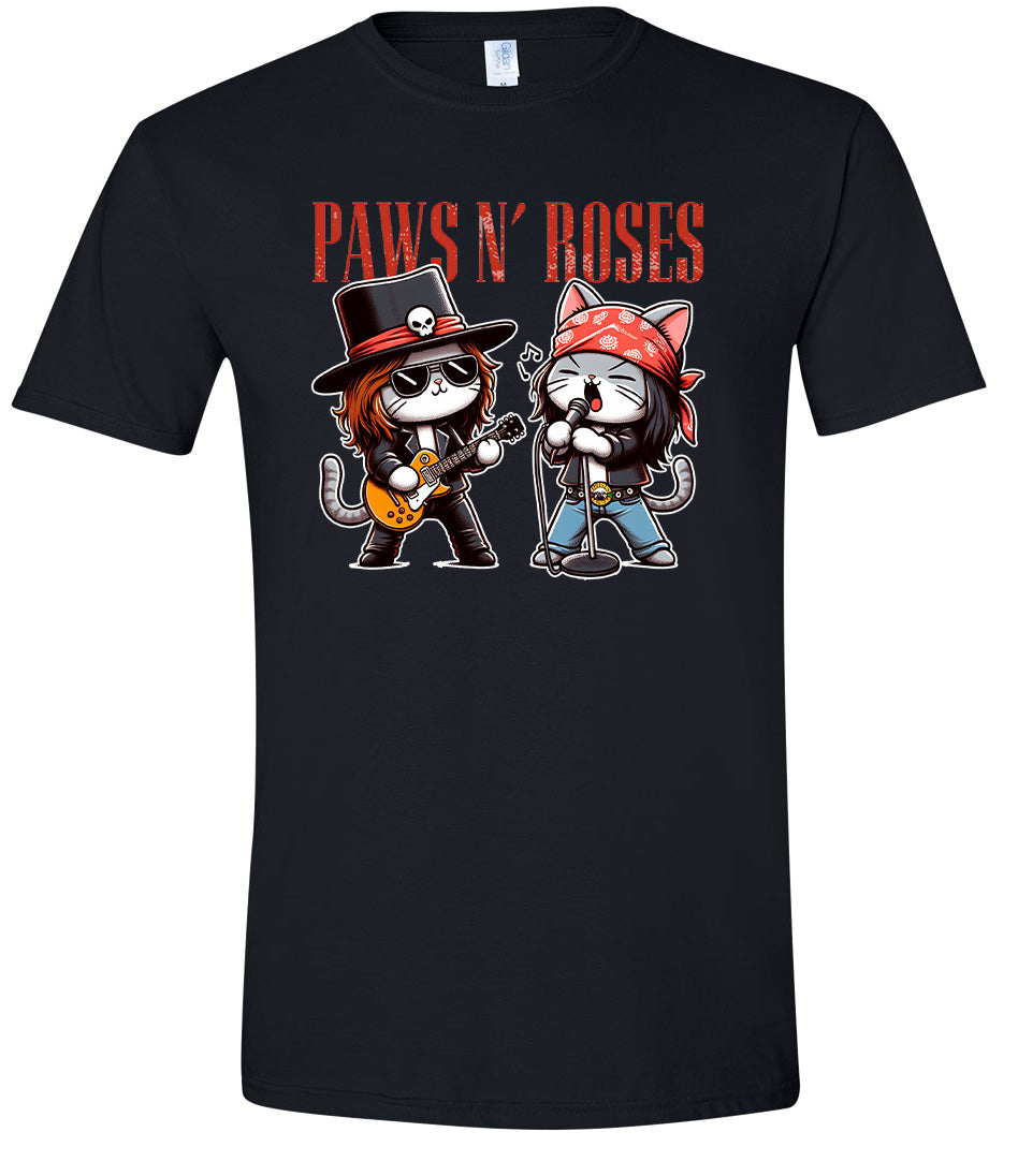 Paws N' Roses Adult Gildan Soft Shirt