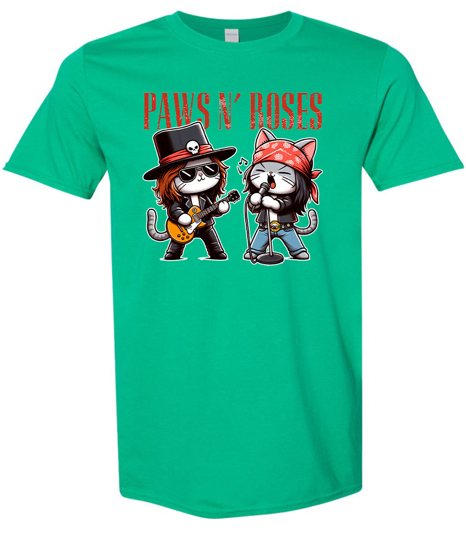 Paws N' Roses Adult Gildan Soft Shirt