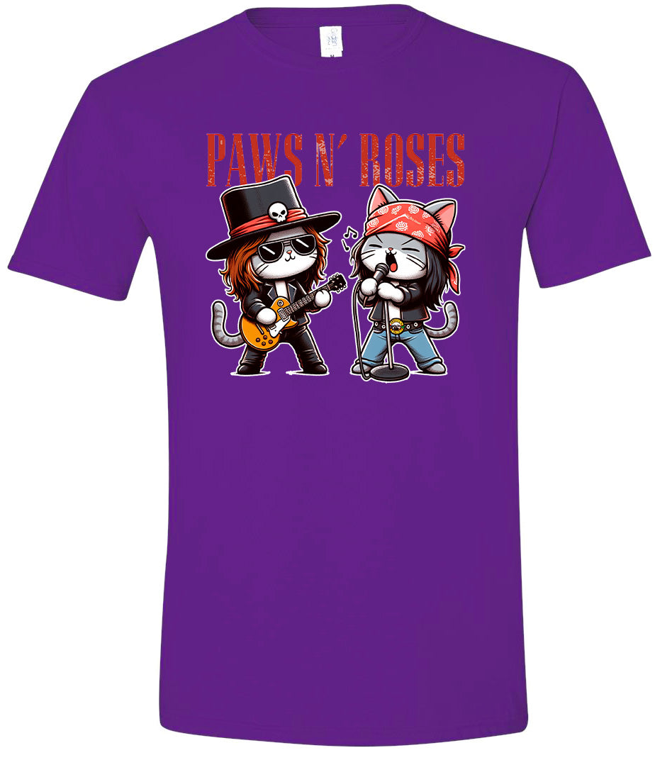 Paws N' Roses Adult Gildan Soft Shirt