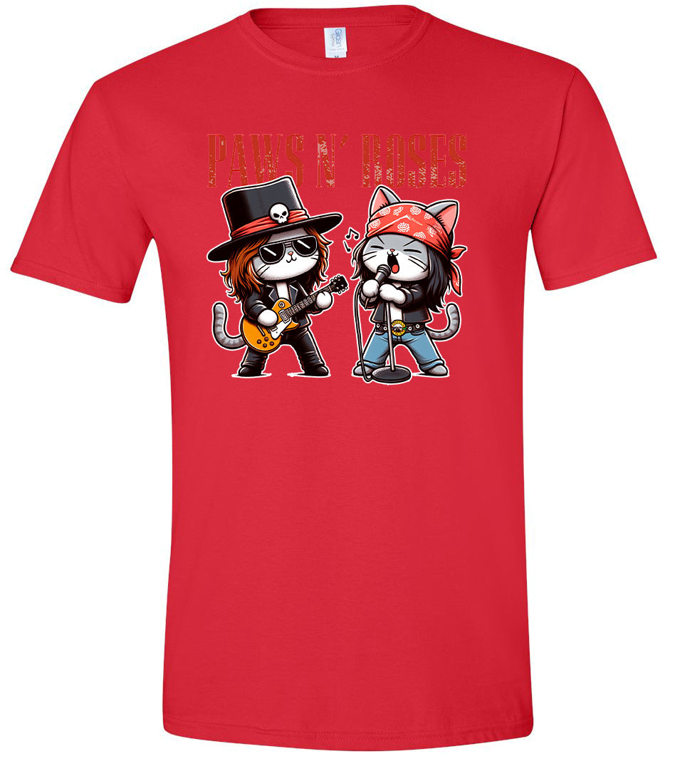 Paws N' Roses Adult Gildan Soft Shirt