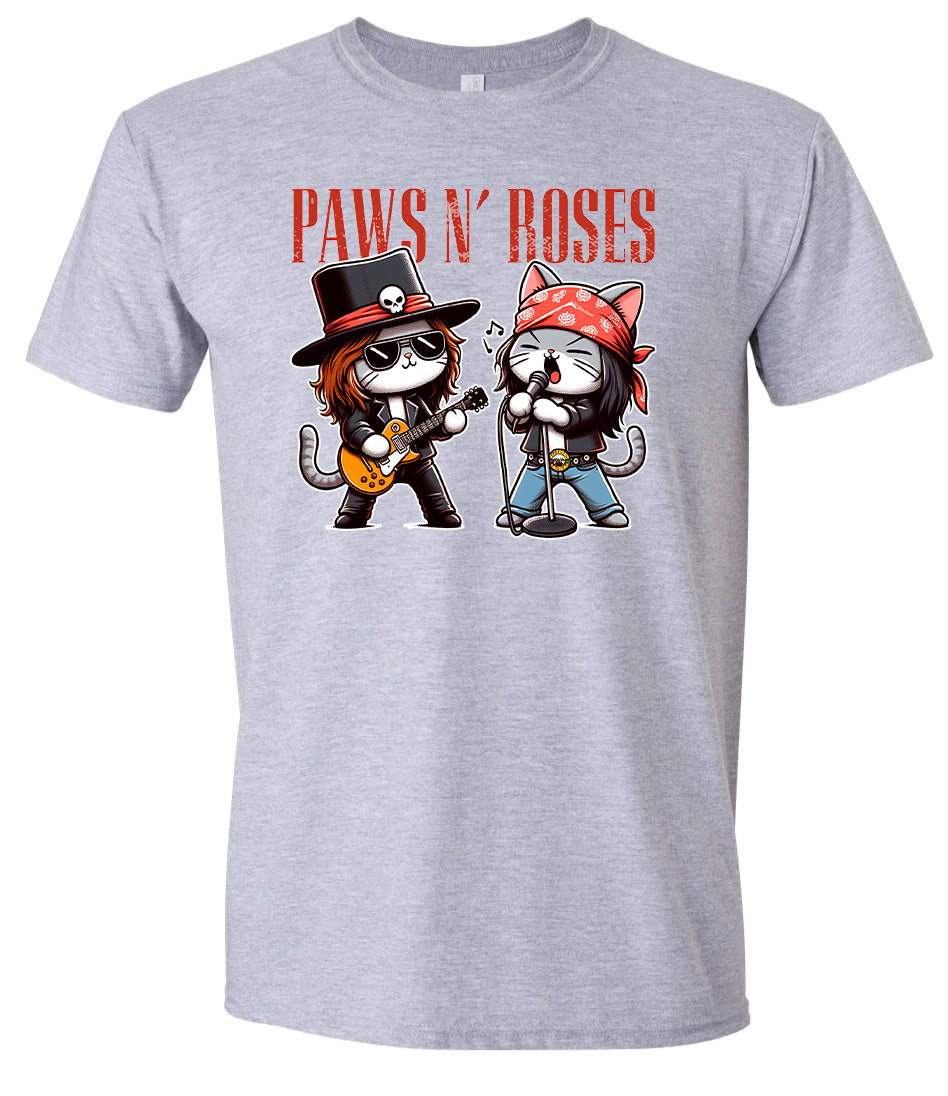 Paws N' Roses Adult Gildan Soft Shirt