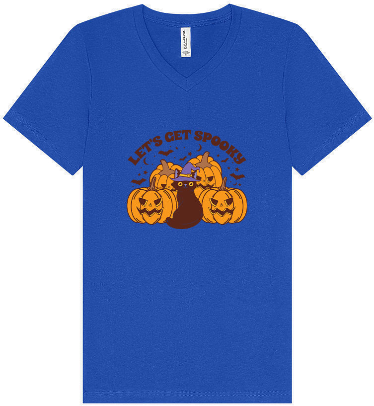 Get Spooky Unisex V-Neck Shirt