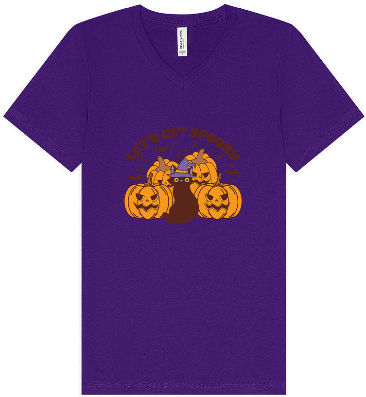 Get Spooky Unisex V-Neck Shirt