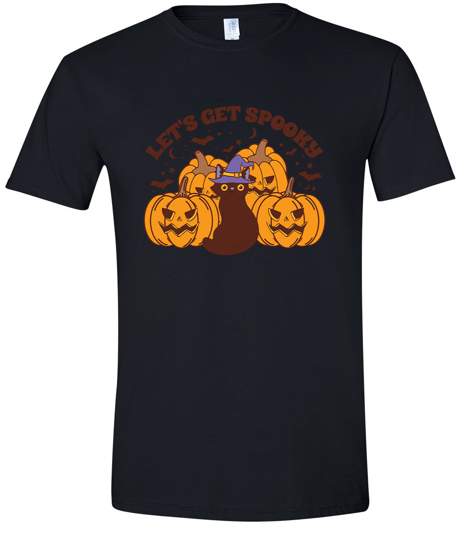 Get Spooky Adult Gildan Soft Shirt