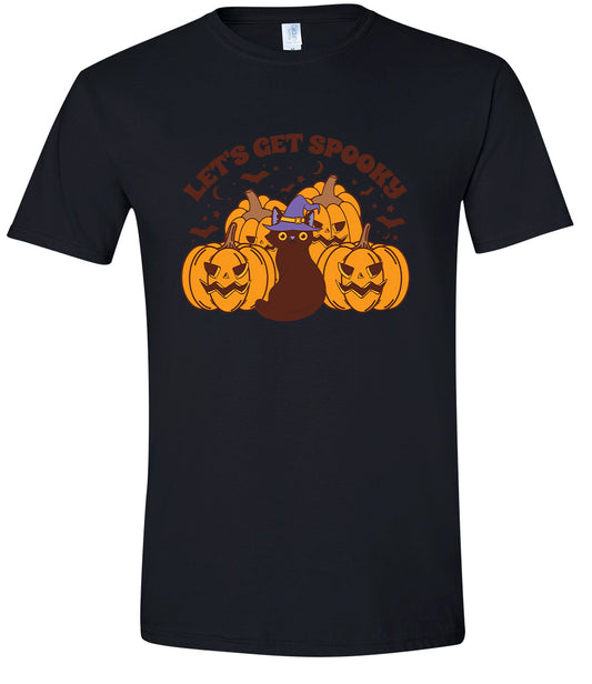 Get Spooky Adult Gildan Soft Shirt