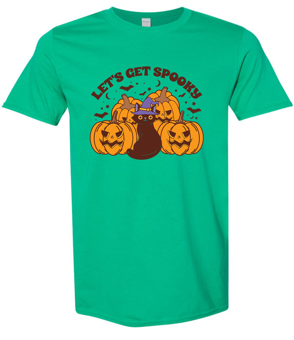 Get Spooky Adult Gildan Soft Shirt