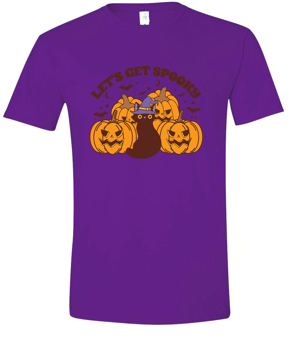 Get Spooky Adult Gildan Soft Shirt