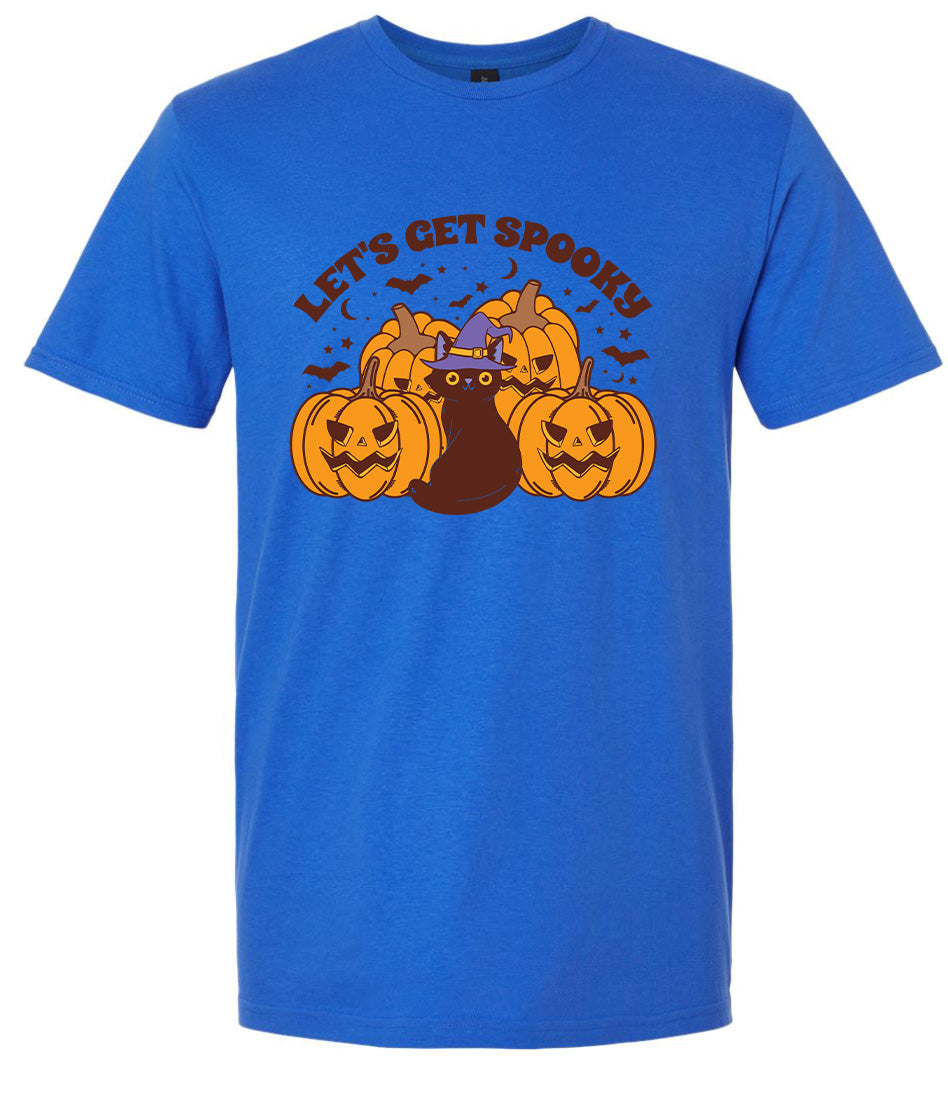 Get Spooky Adult Gildan Soft Shirt