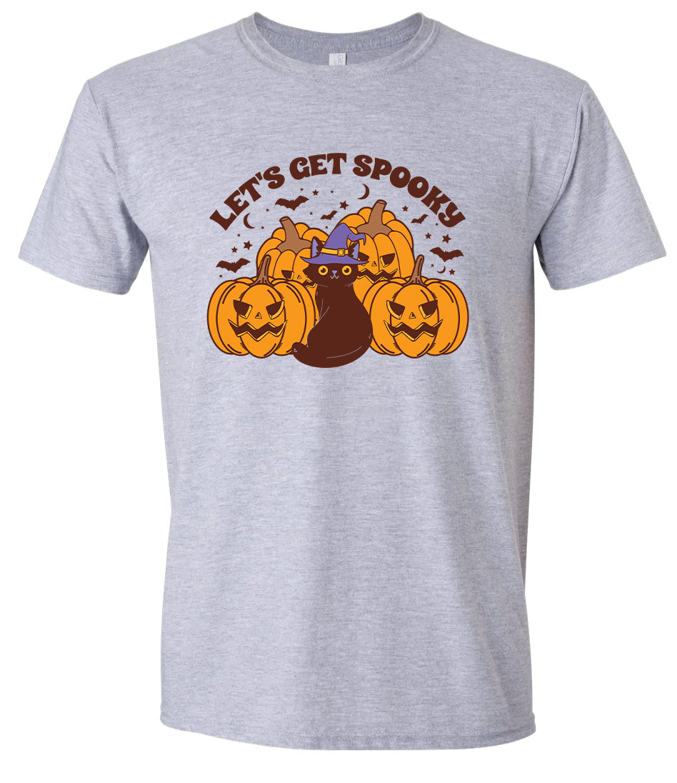 Get Spooky Adult Gildan Soft Shirt