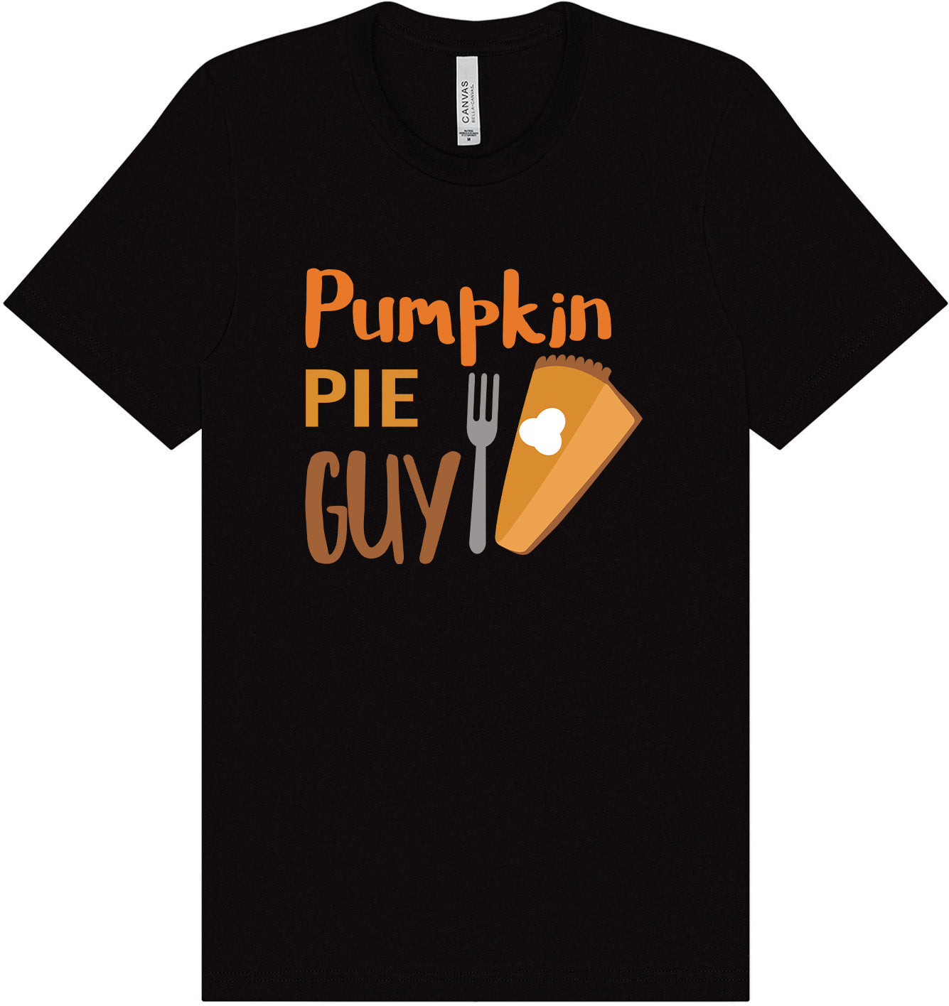 Pumpkin Pie Guy Adult Bella Canvas Shirt