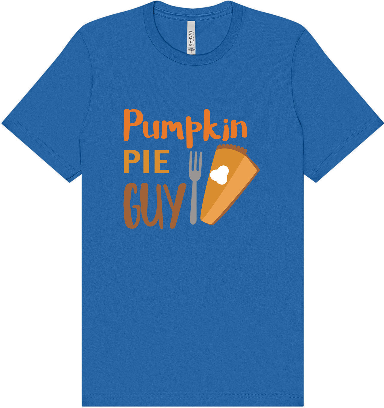 Pumpkin Pie Guy Adult Bella Canvas Shirt