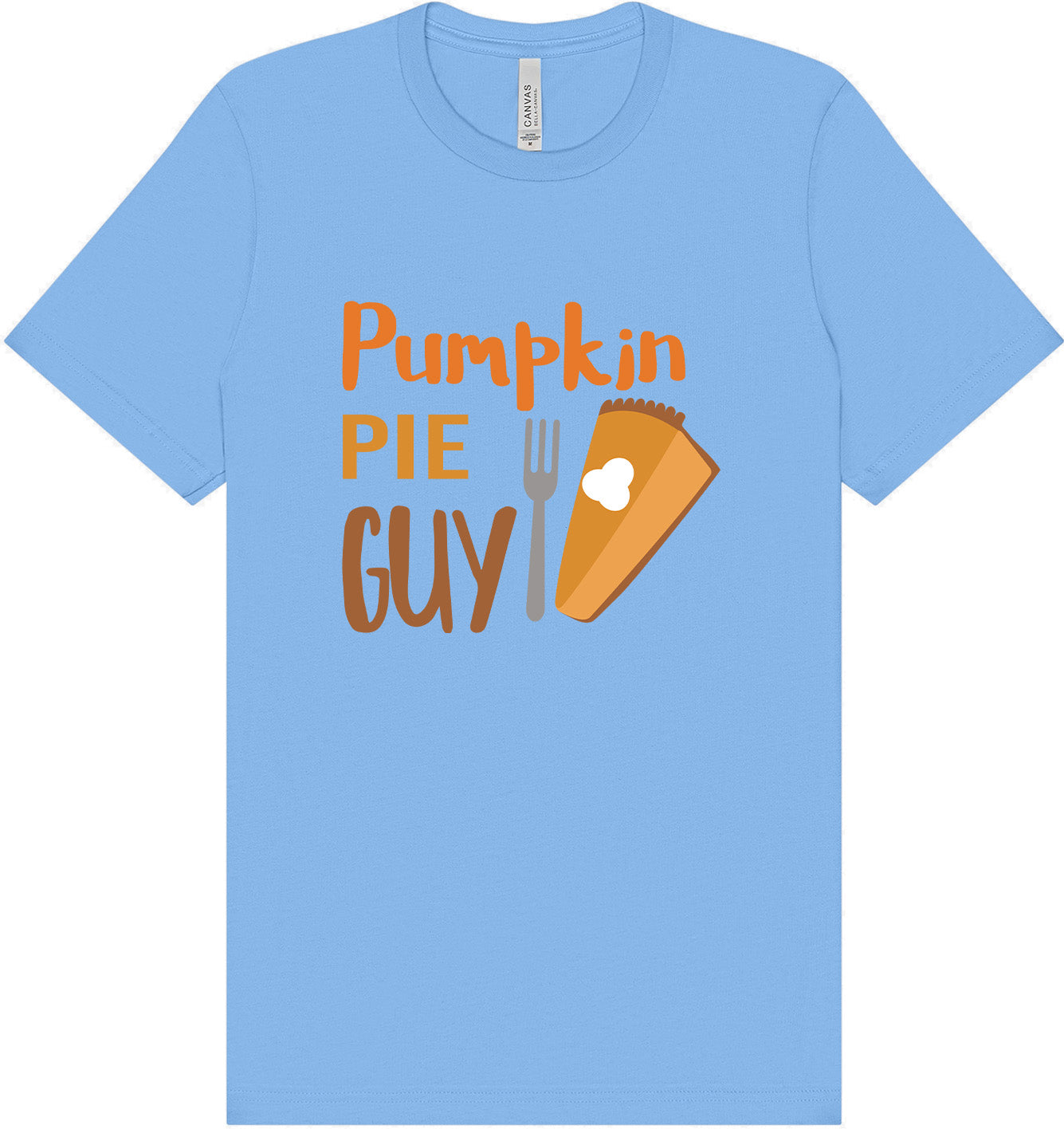 Pumpkin Pie Guy Adult Bella Canvas Shirt