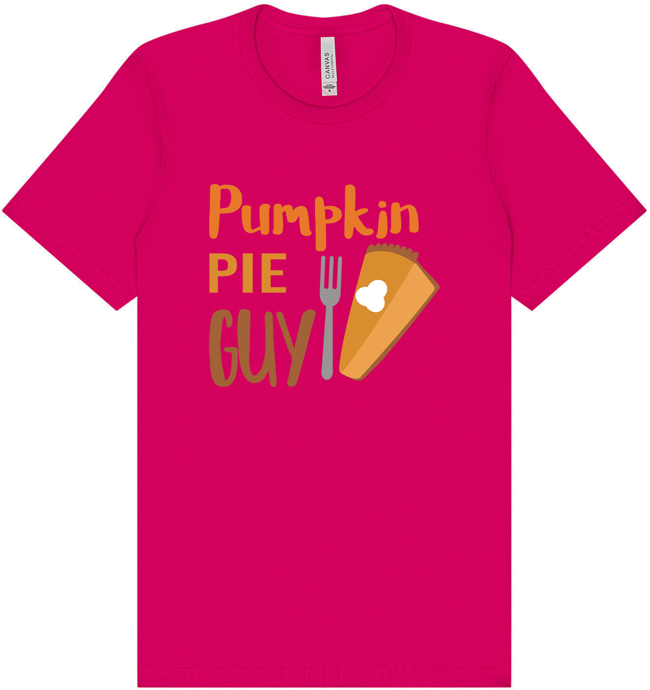 Pumpkin Pie Guy Adult Bella Canvas Shirt
