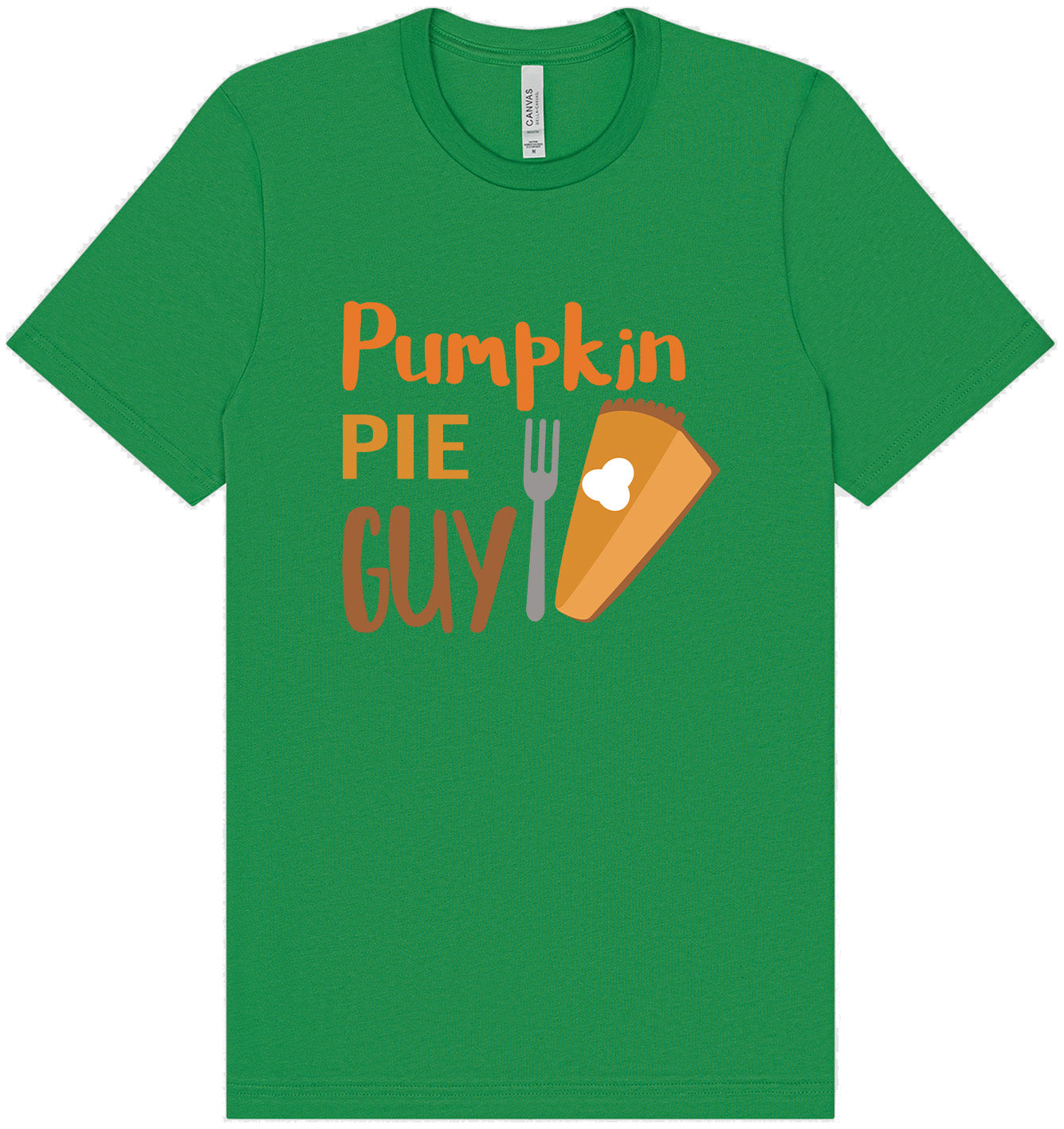 Pumpkin Pie Guy Adult Bella Canvas Shirt