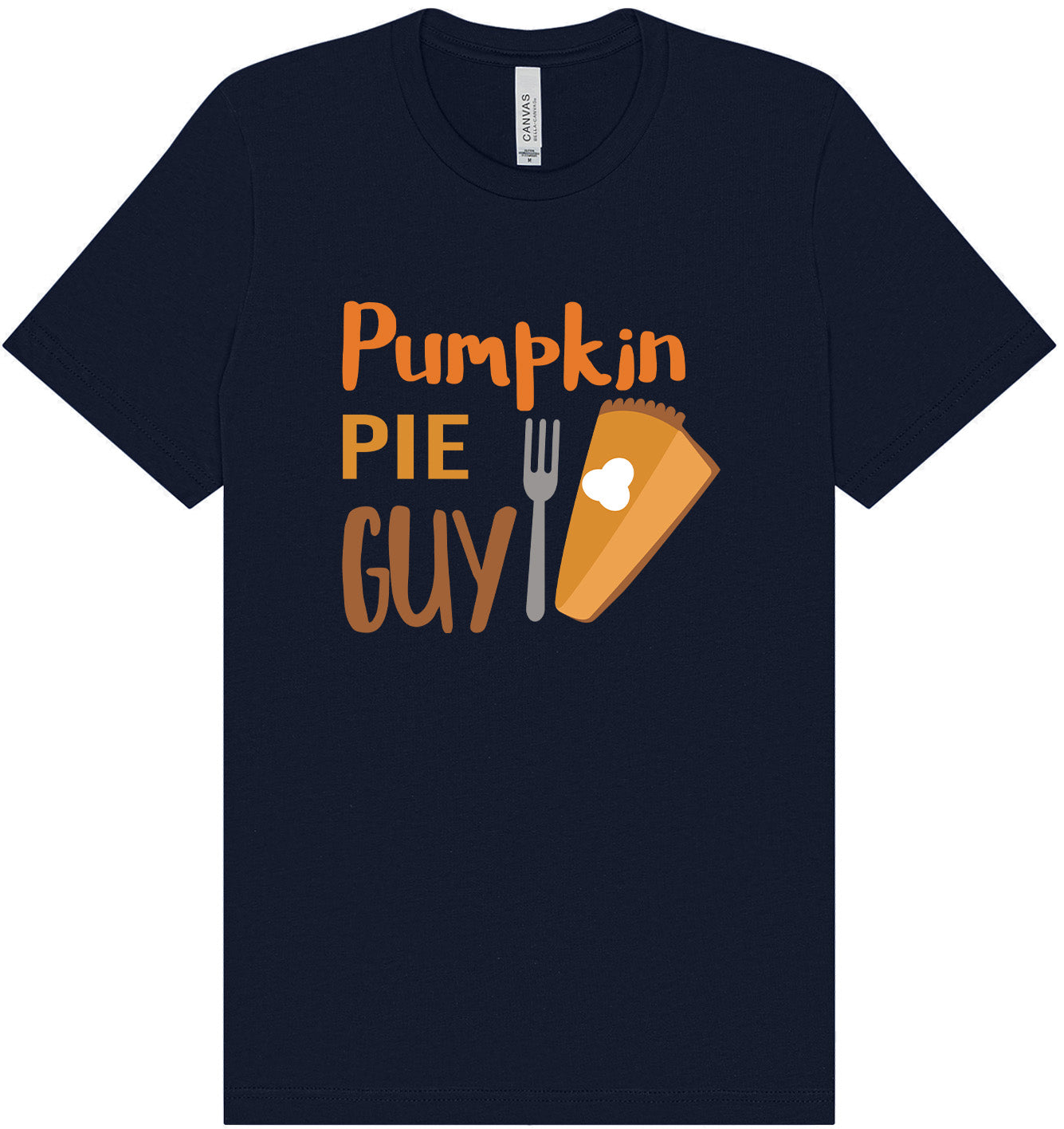 Pumpkin Pie Guy Adult Bella Canvas Shirt