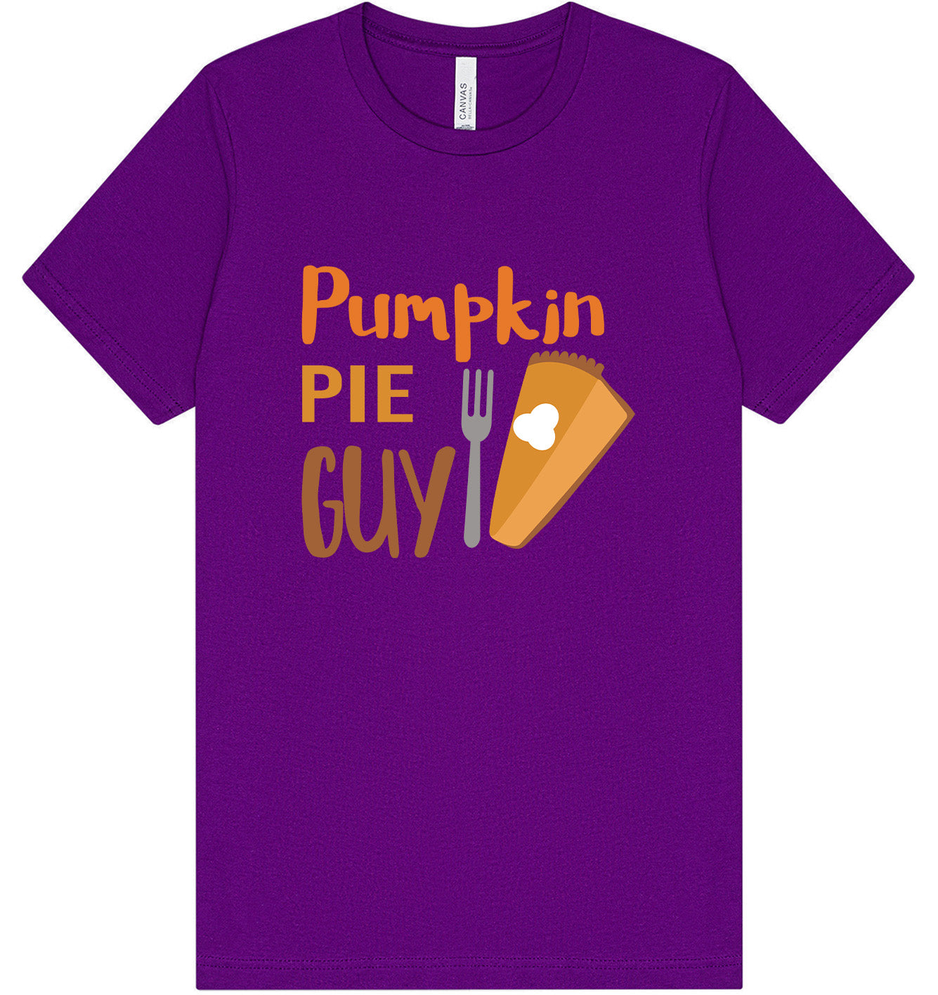 Pumpkin Pie Guy Adult Bella Canvas Shirt