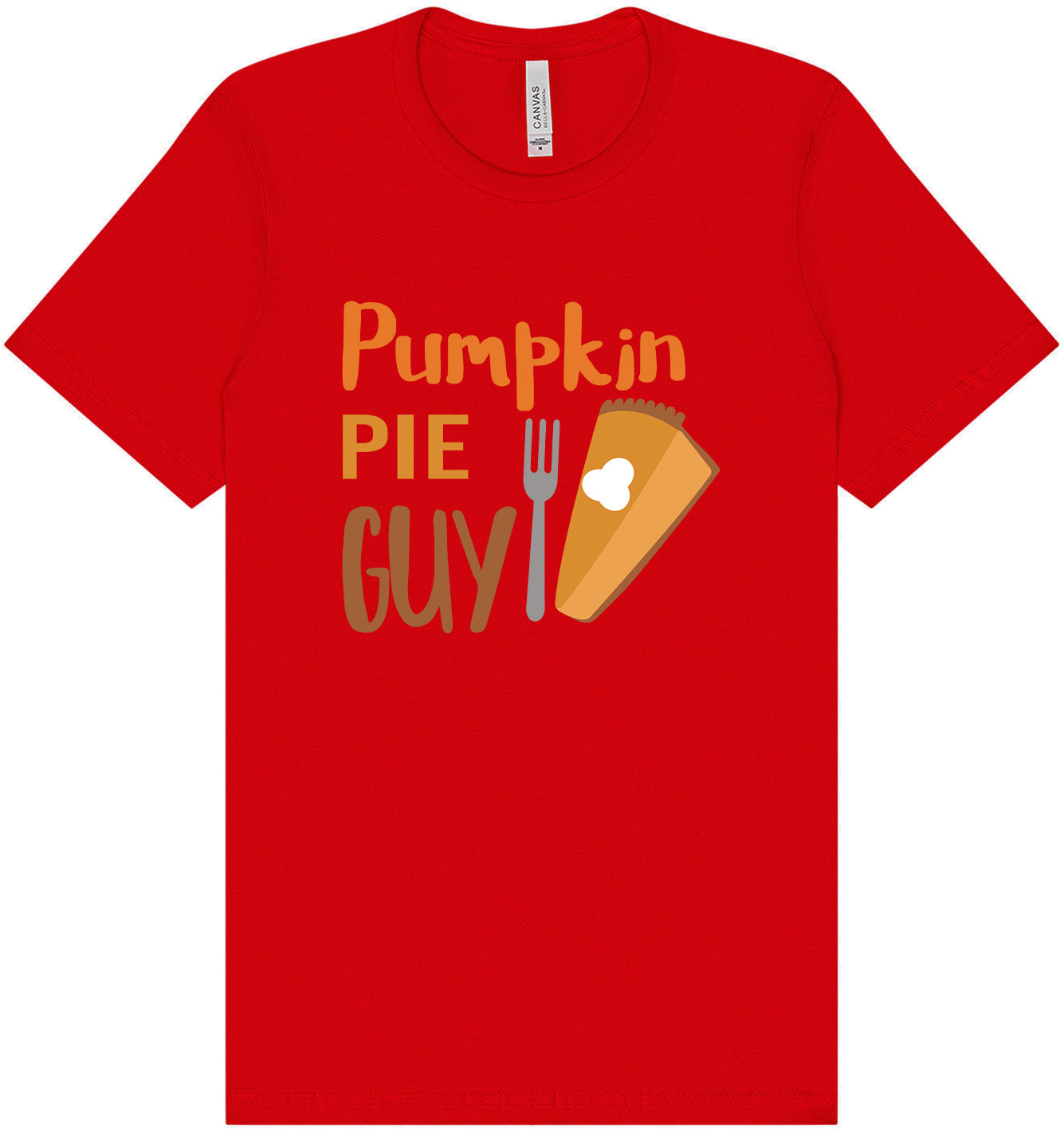 Pumpkin Pie Guy Adult Bella Canvas Shirt