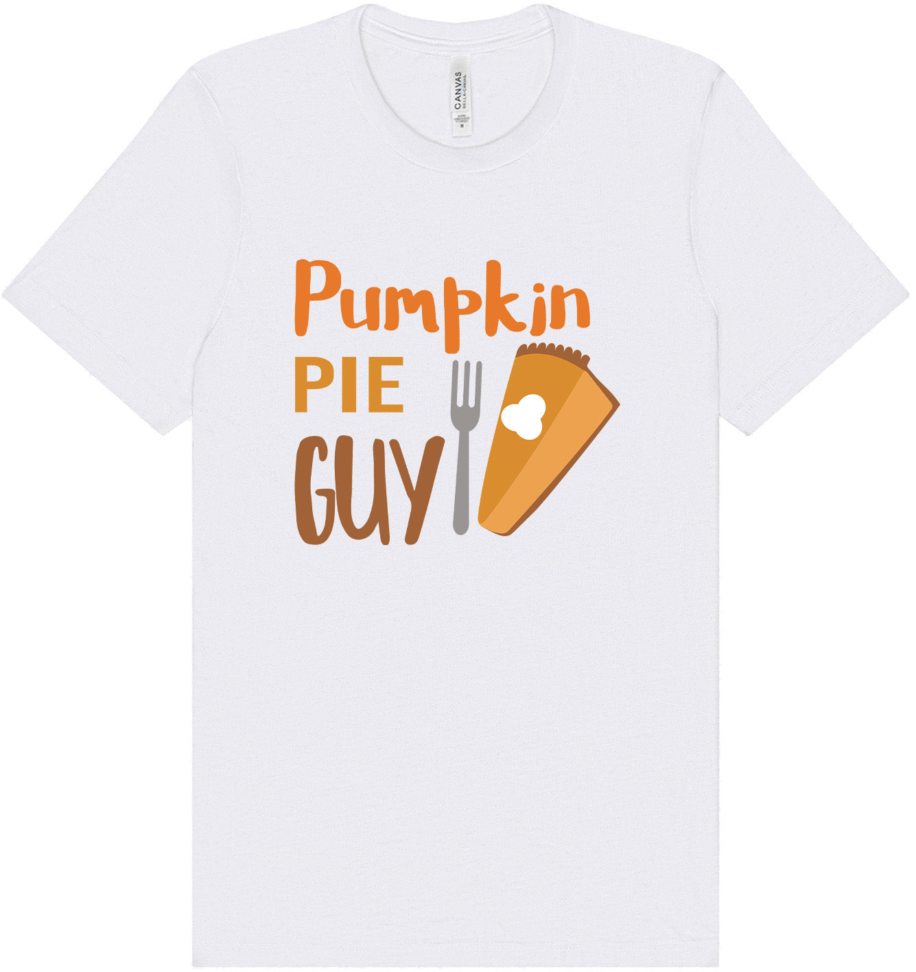 Pumpkin Pie Guy Adult Bella Canvas Shirt