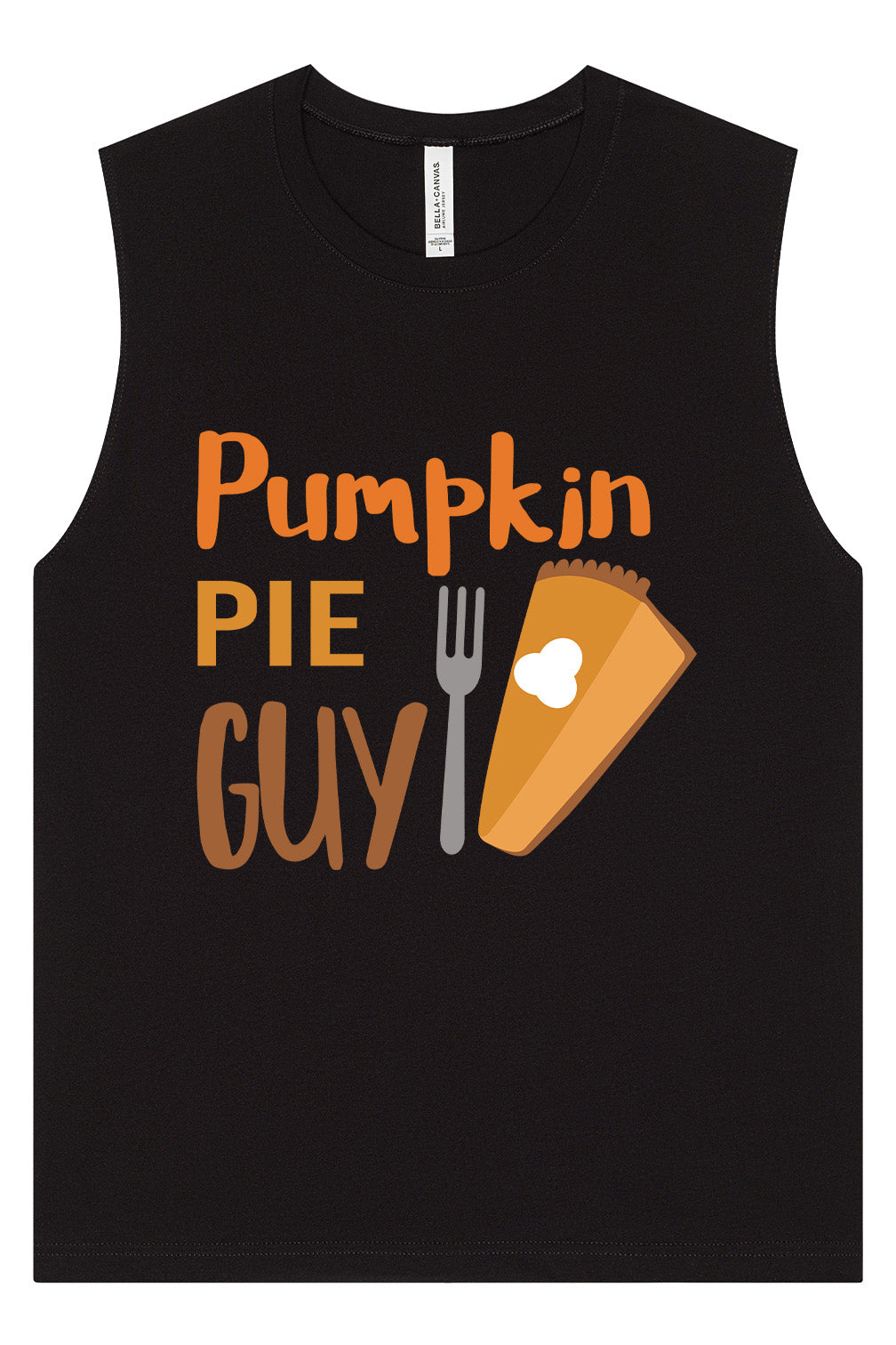 Pumpkin Pie Guy Muscle Tank
