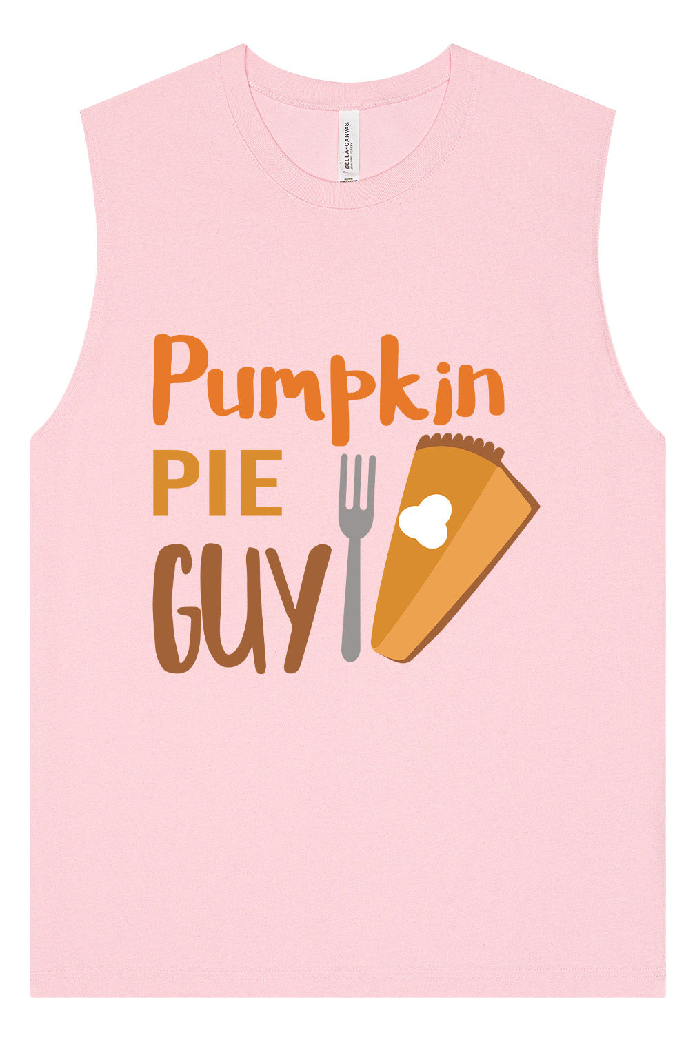 Pumpkin Pie Guy Muscle Tank