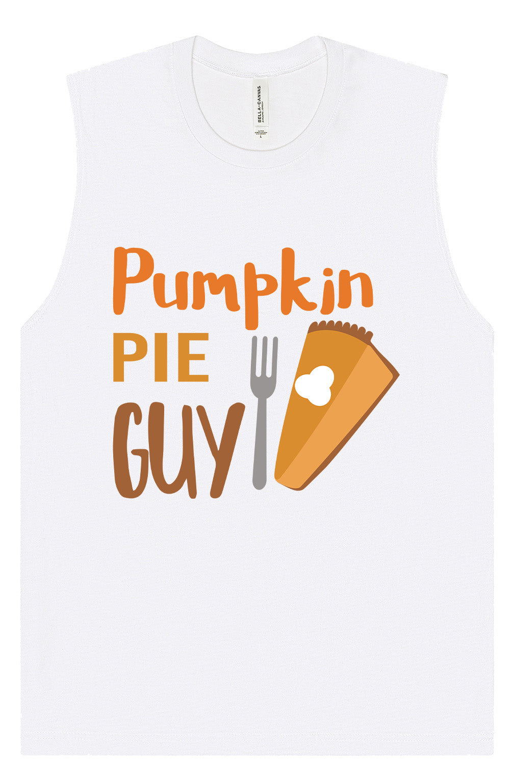 Pumpkin Pie Guy Muscle Tank