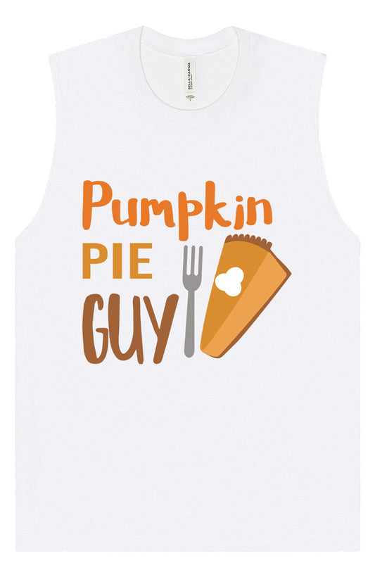 Pumpkin Pie Guy Muscle Tank
