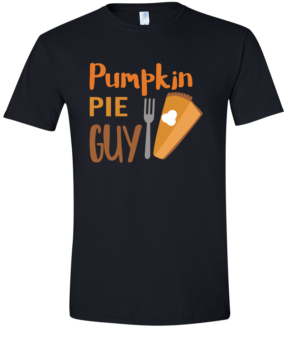 Pumpkin Pie Guy Adult Gildan Soft Shirt