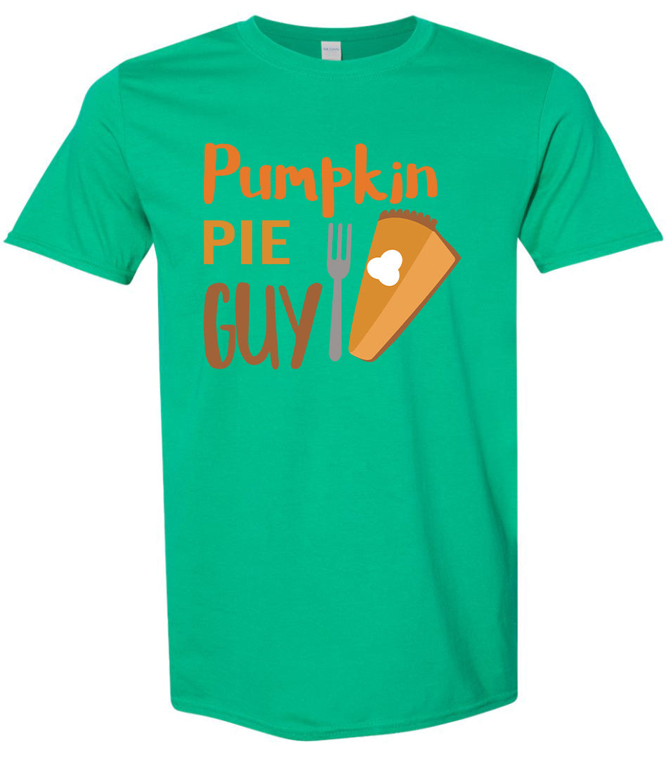 Pumpkin Pie Guy Adult Gildan Soft Shirt