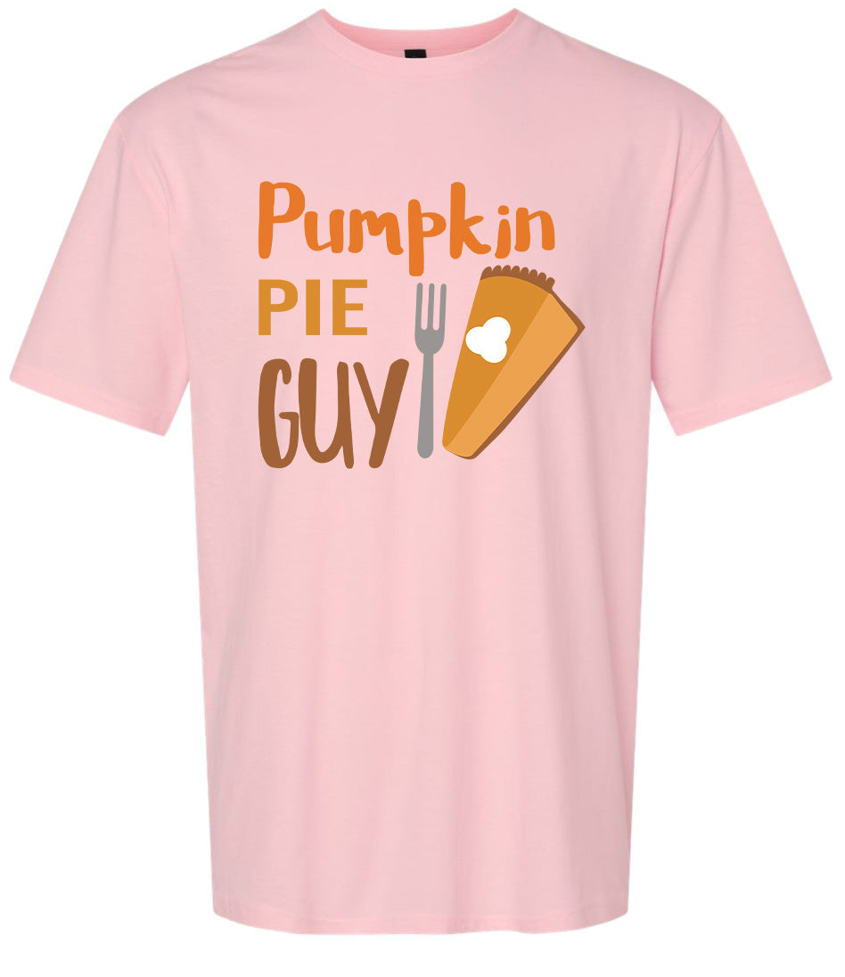 Pumpkin Pie Guy Adult Gildan Soft Shirt