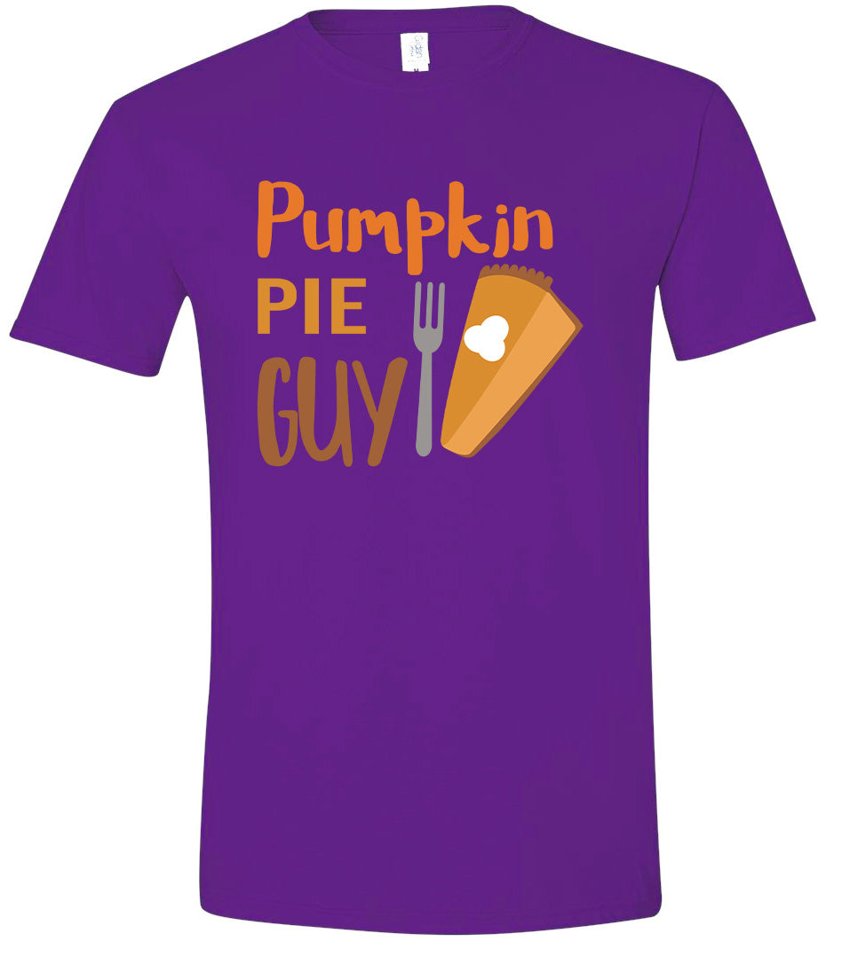 Pumpkin Pie Guy Adult Gildan Soft Shirt
