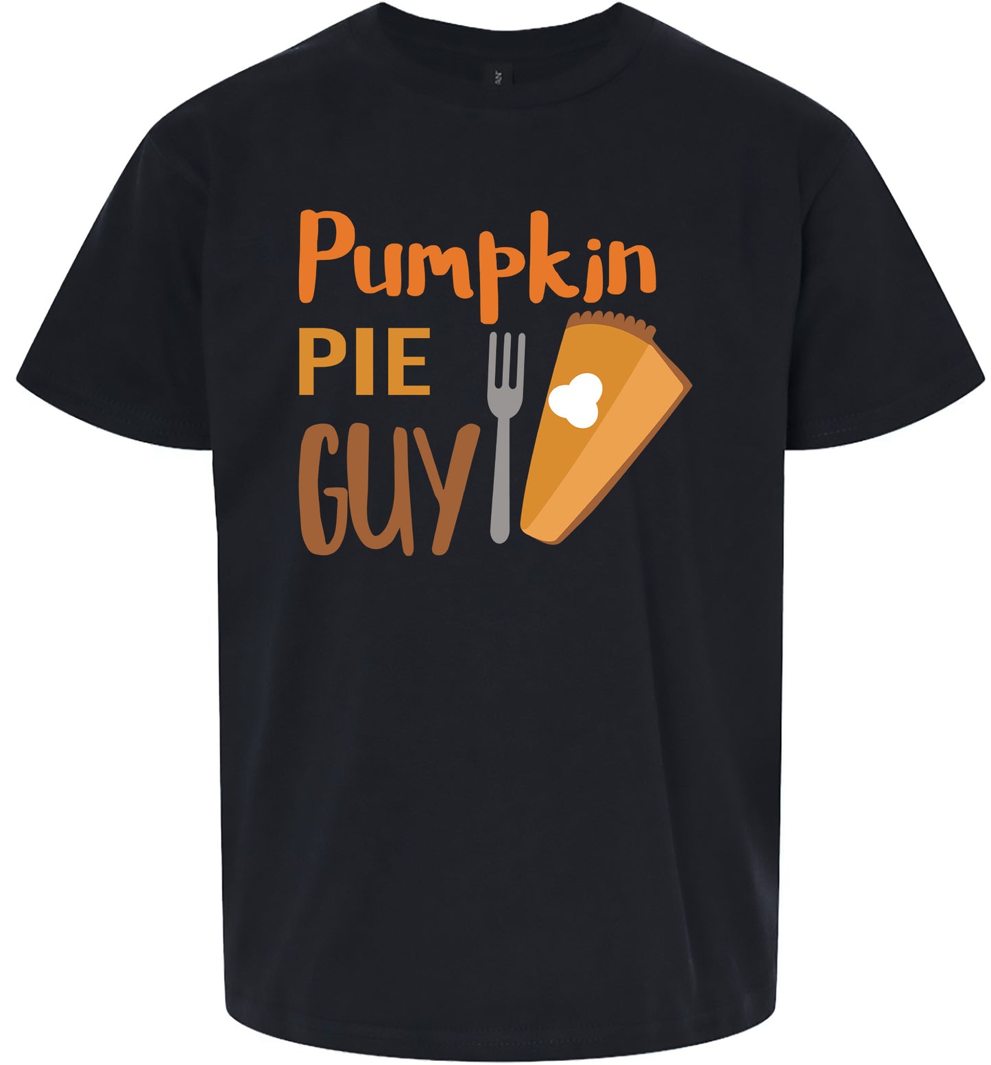 Pumpkin Pie Guy Children's Gildan Soft Shirt