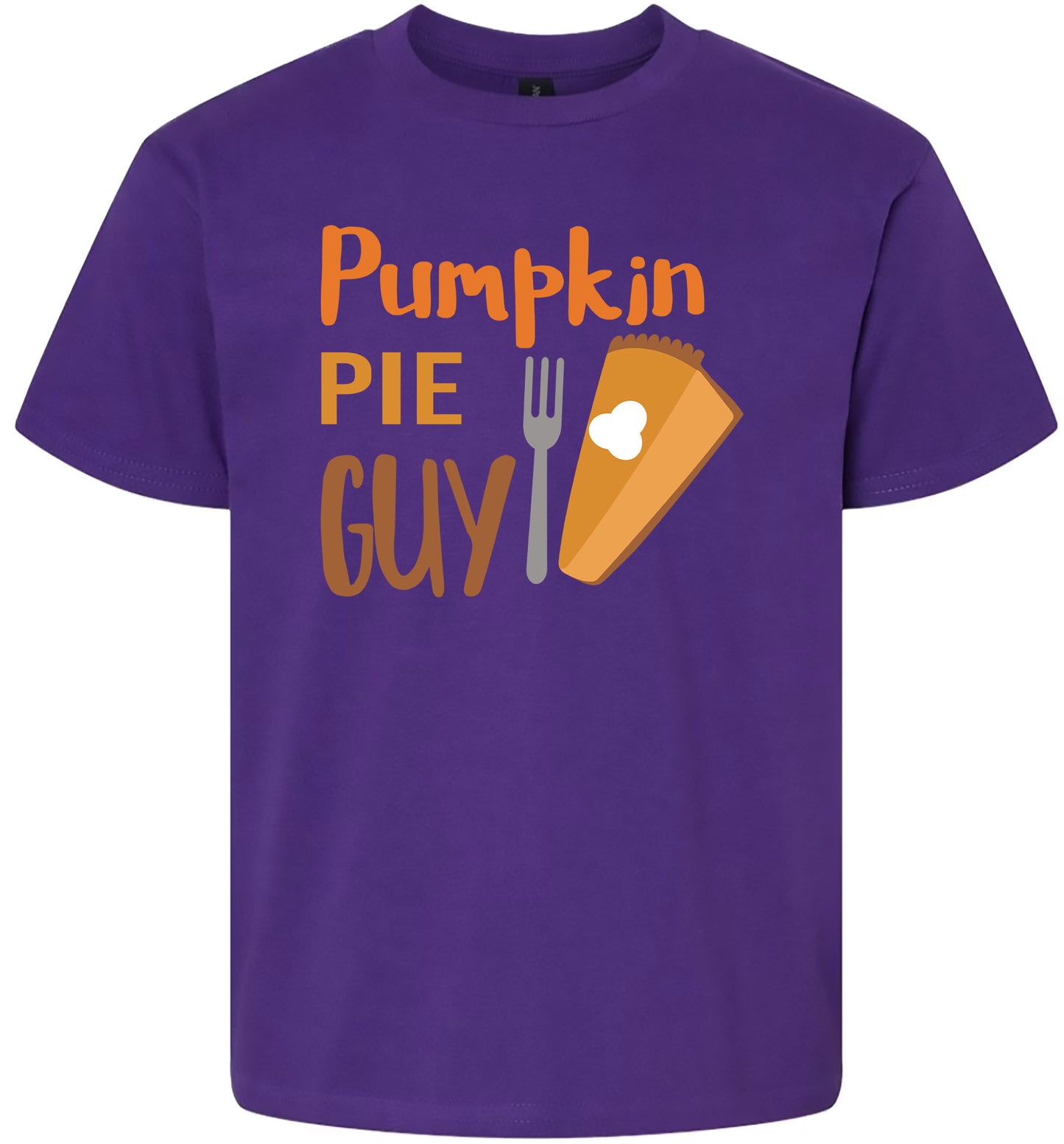 Pumpkin Pie Guy Children's Gildan Soft Shirt