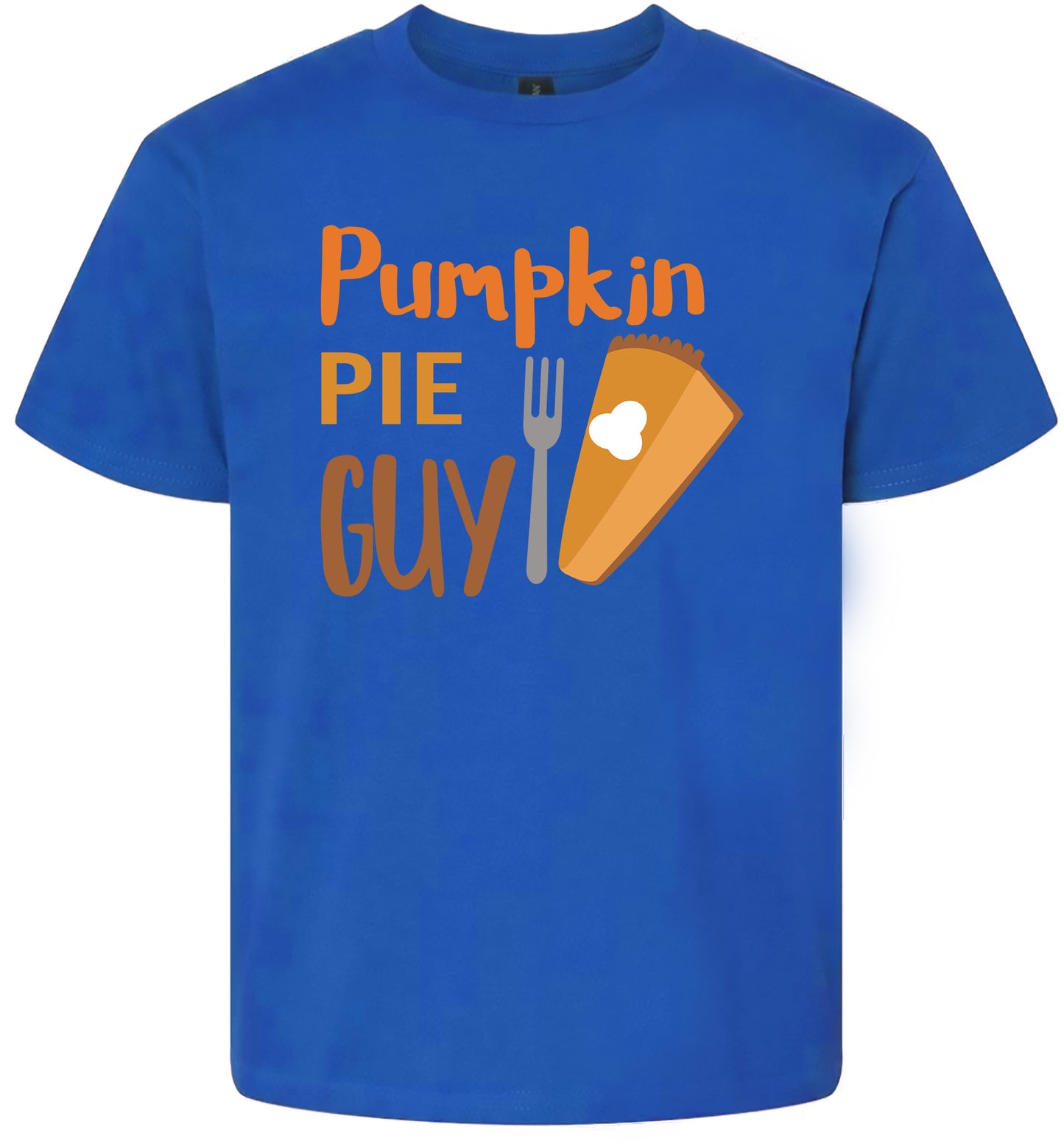 Pumpkin Pie Guy Children's Gildan Soft Shirt