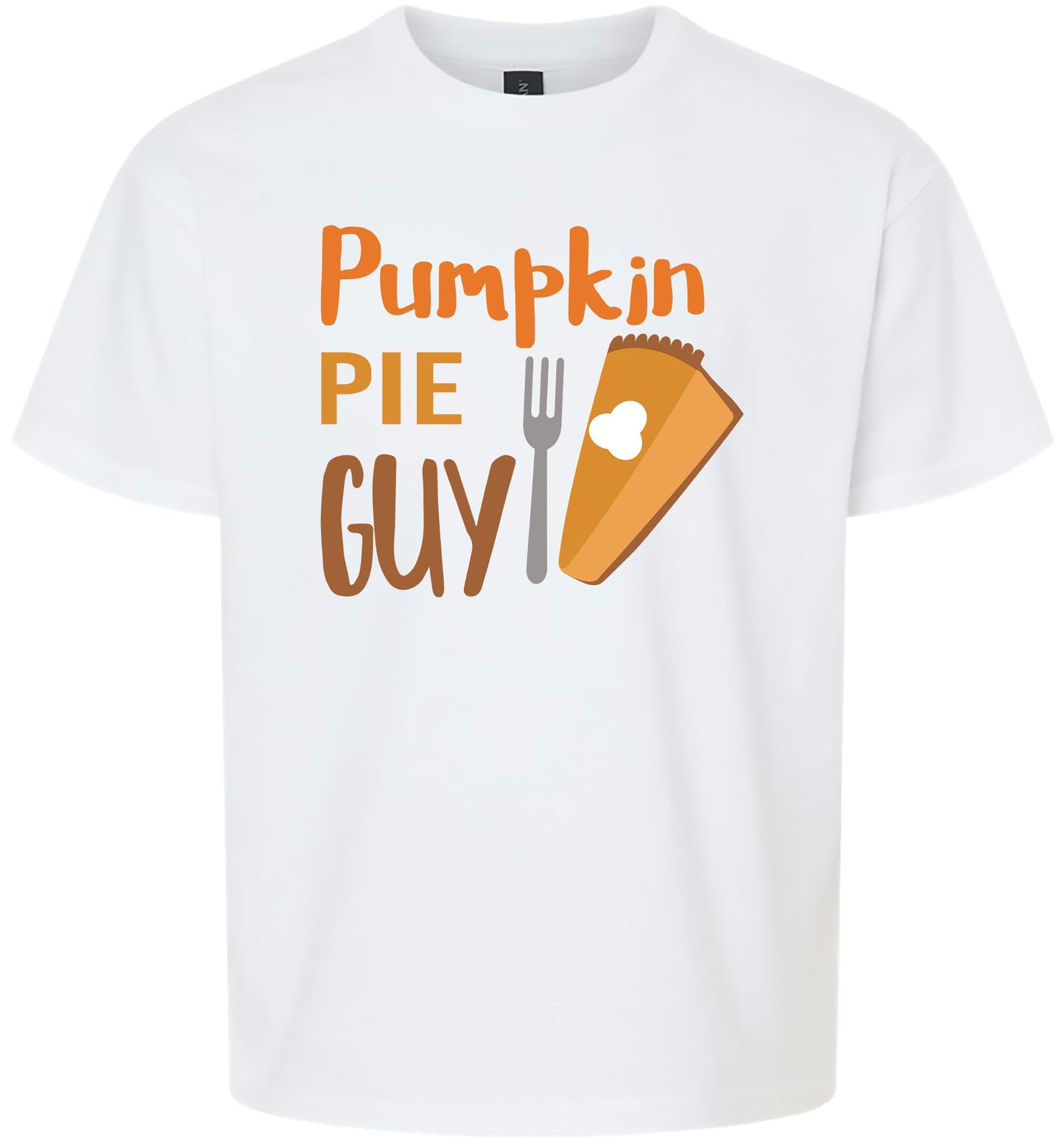 Pumpkin Pie Guy Children's Gildan Soft Shirt