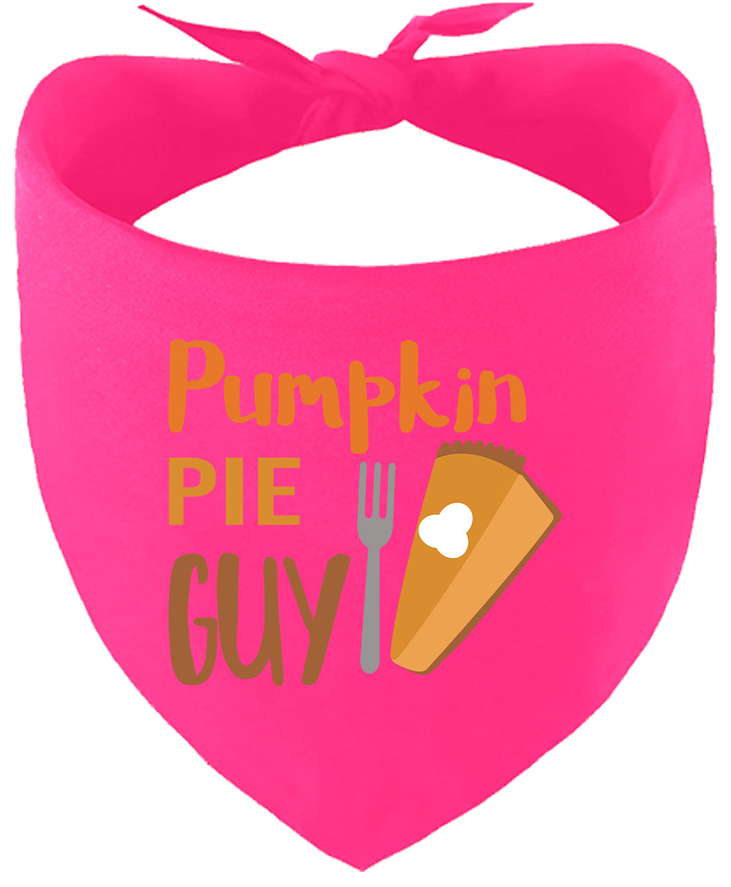 Pumpkin Pie Guy Pet Bandana